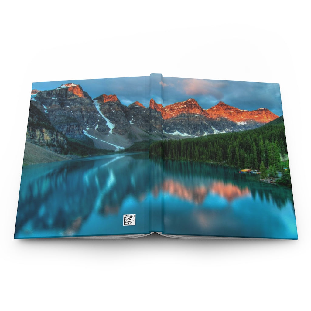 Mountains Scene Notebook Hardcover Journal Matte