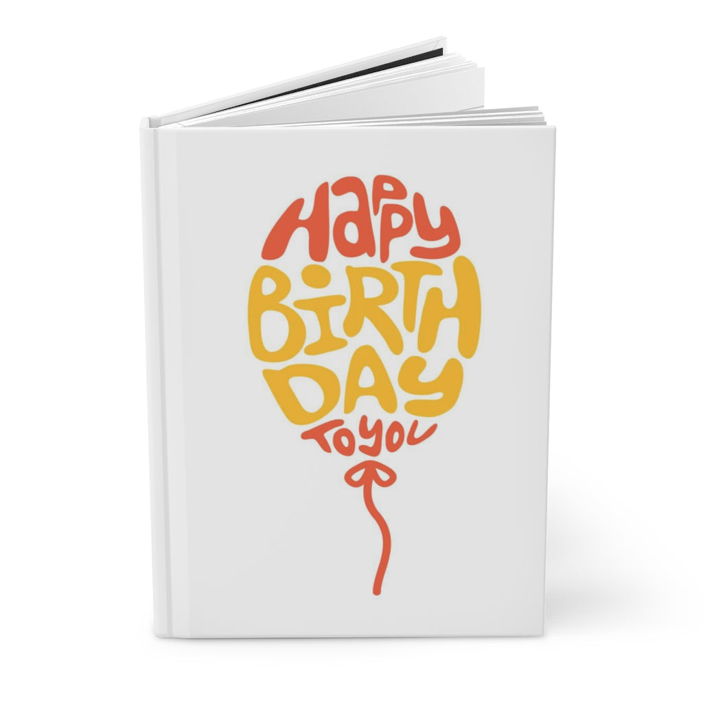 Happy Birthday Notebook Hardcover Journal Matte