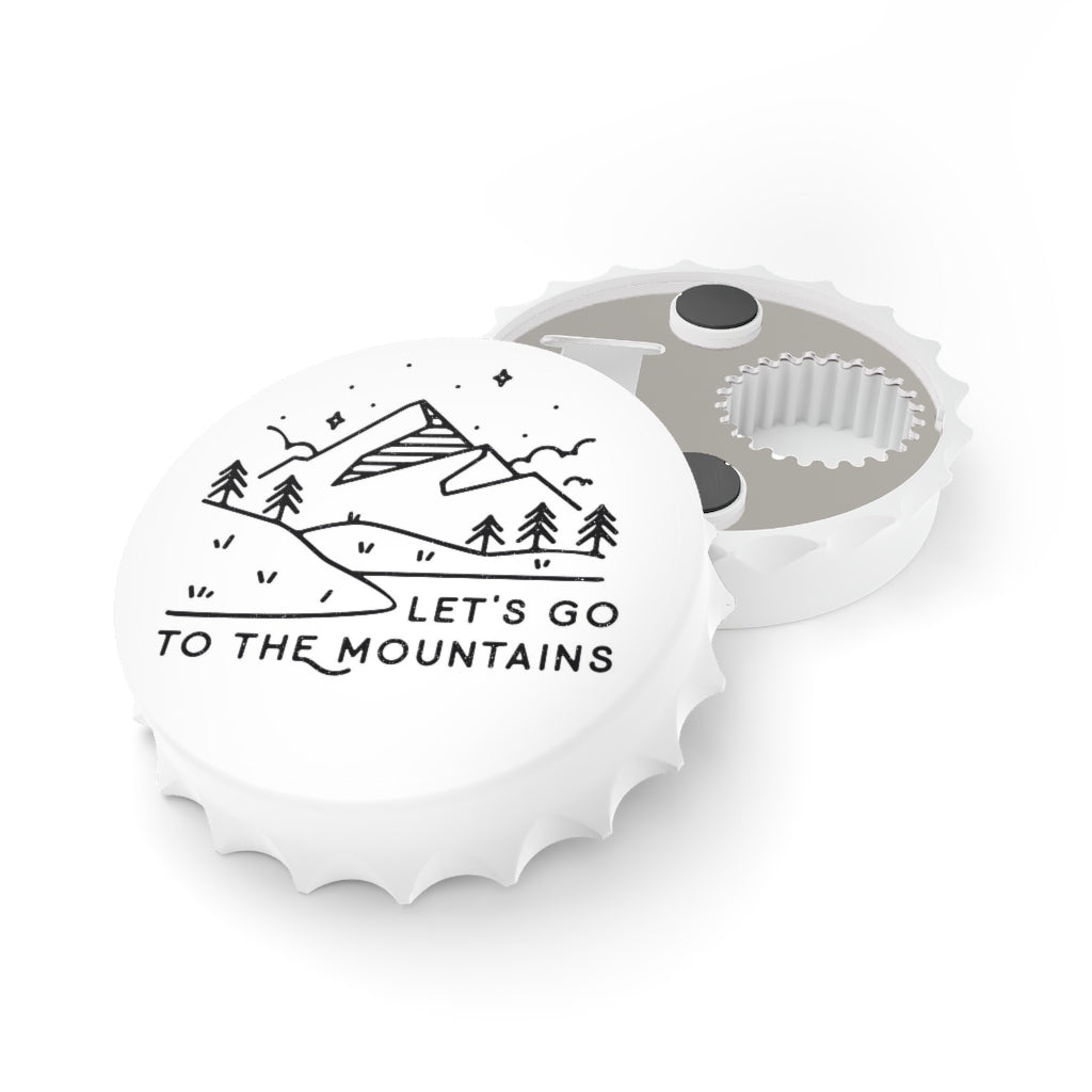 Go to the Mountains Bottle Opener