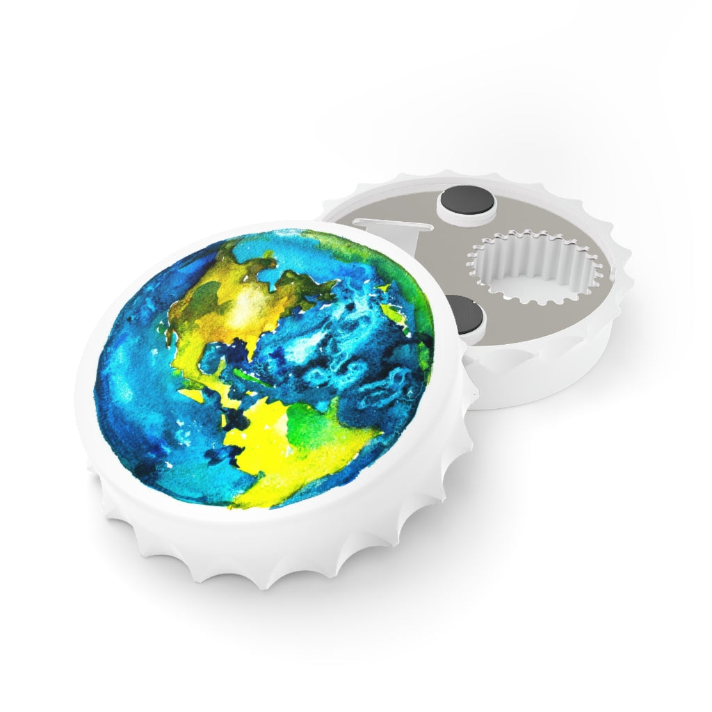 Planet Earth Bottle Opener