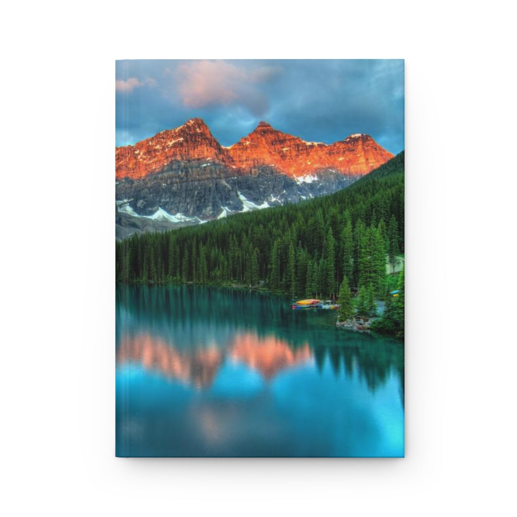 Mountains Scene Notebook Hardcover Journal Matte