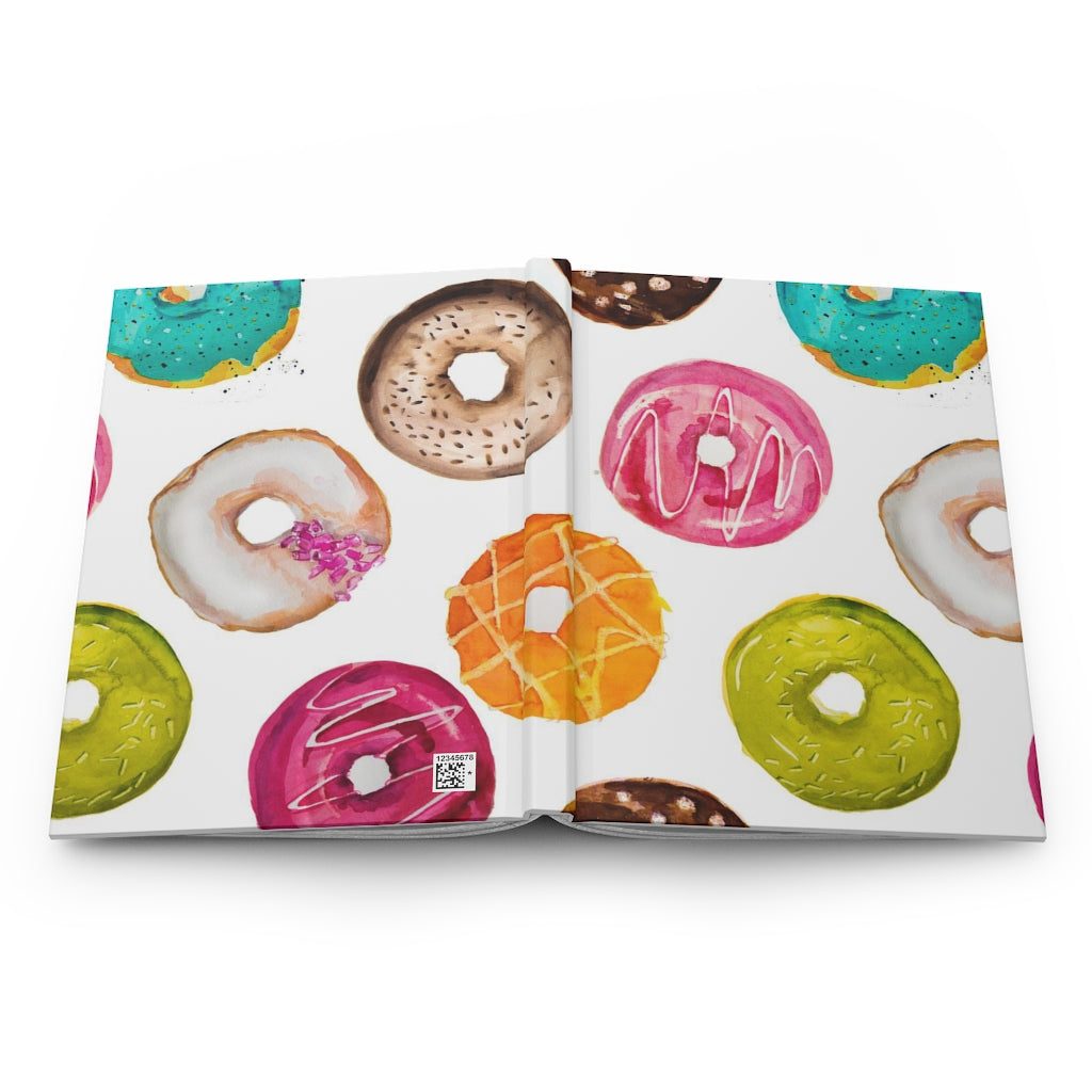 Donuts Notebook Hardcover Journal Matte