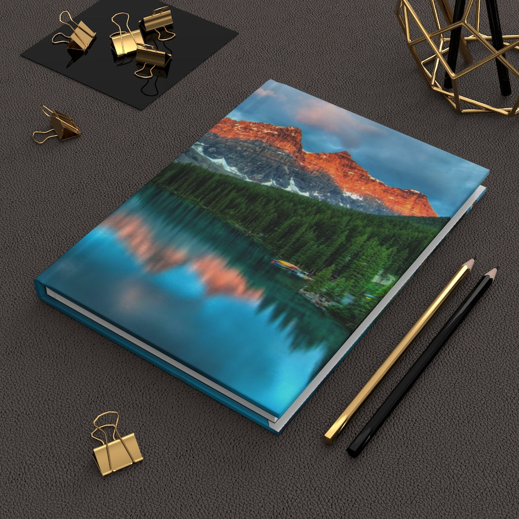 Mountains Scene Notebook Hardcover Journal Matte