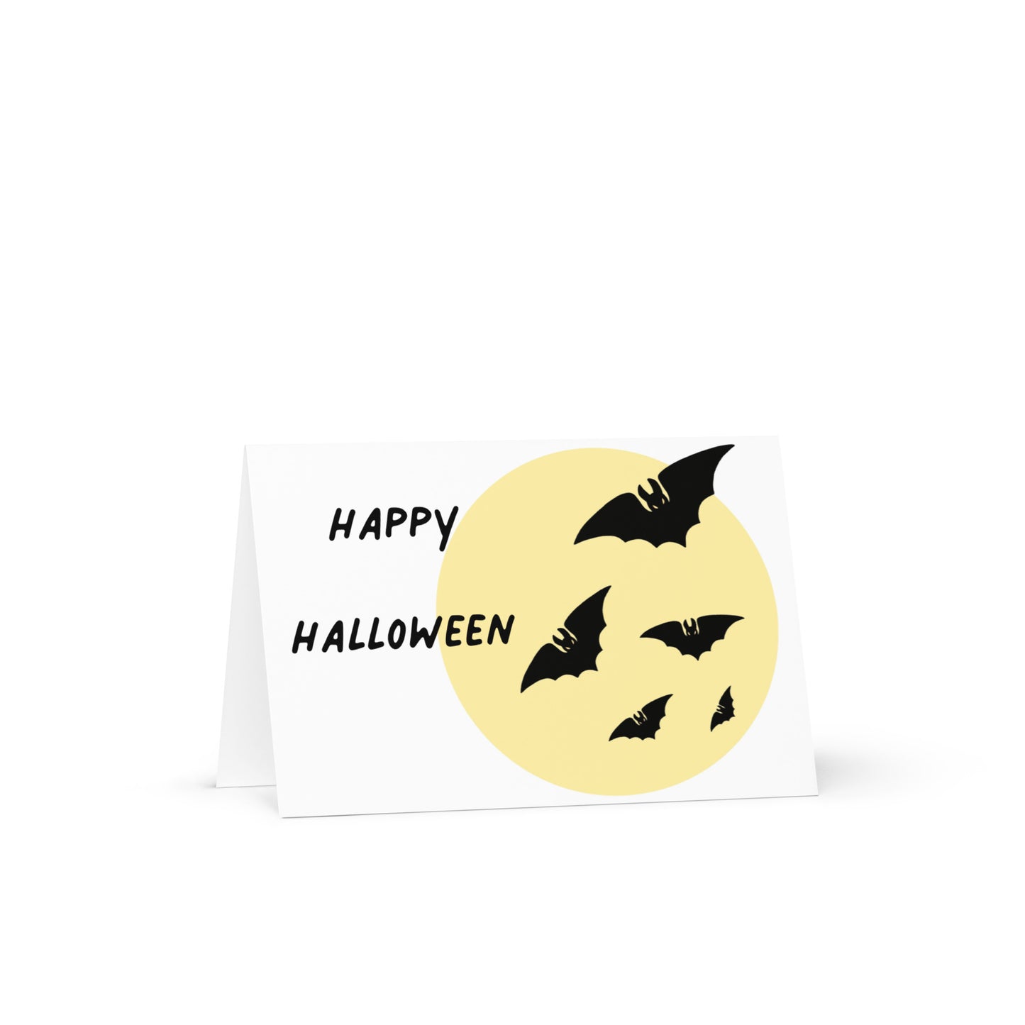 Happy Halloween Greeting card - 4in x 6in - card with envelope - stationery - cute cards - quality cards - gift