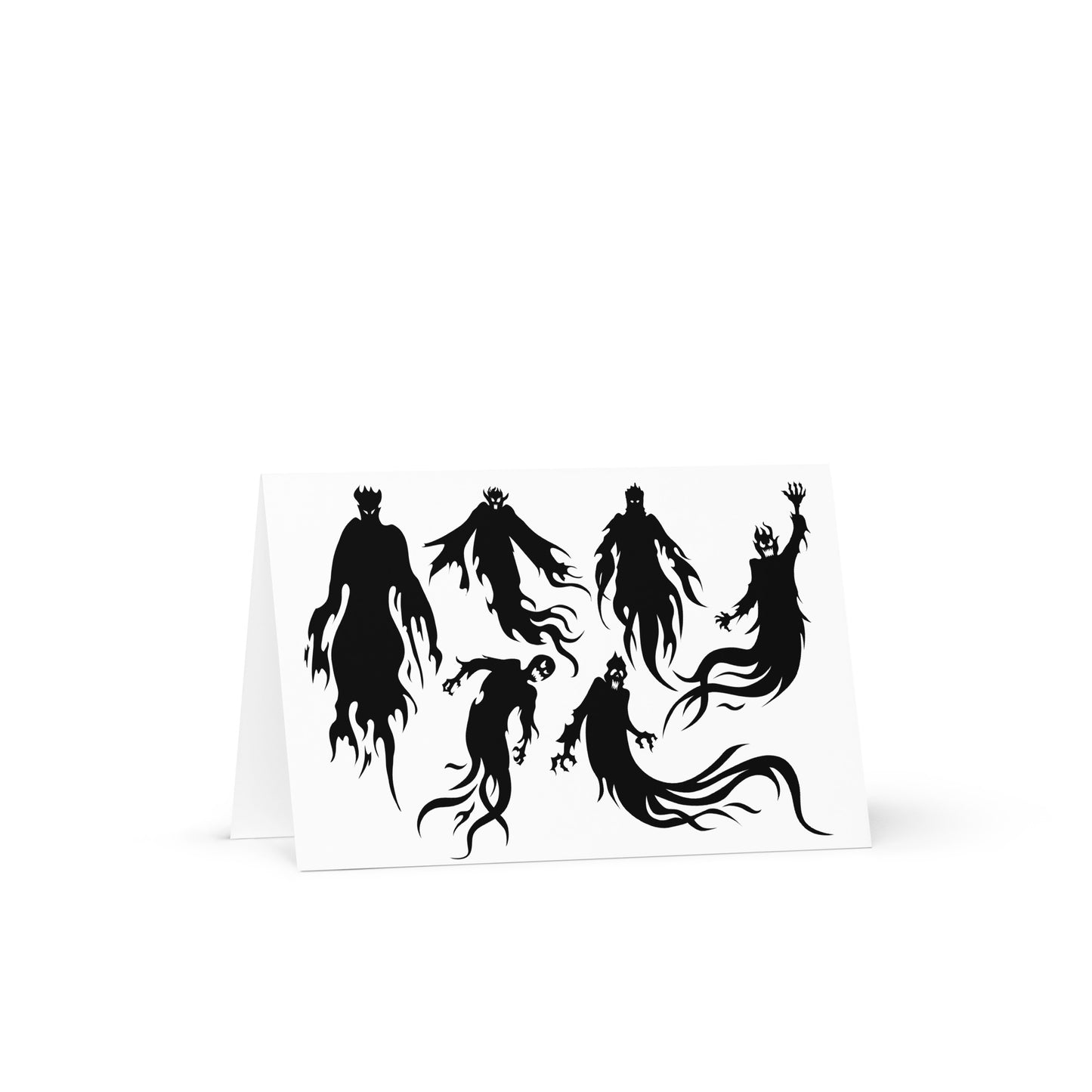 Halloween Ghosts Greeting card - 4in x 6in - card with envelope - stationery - cute cards - quality cards - gift