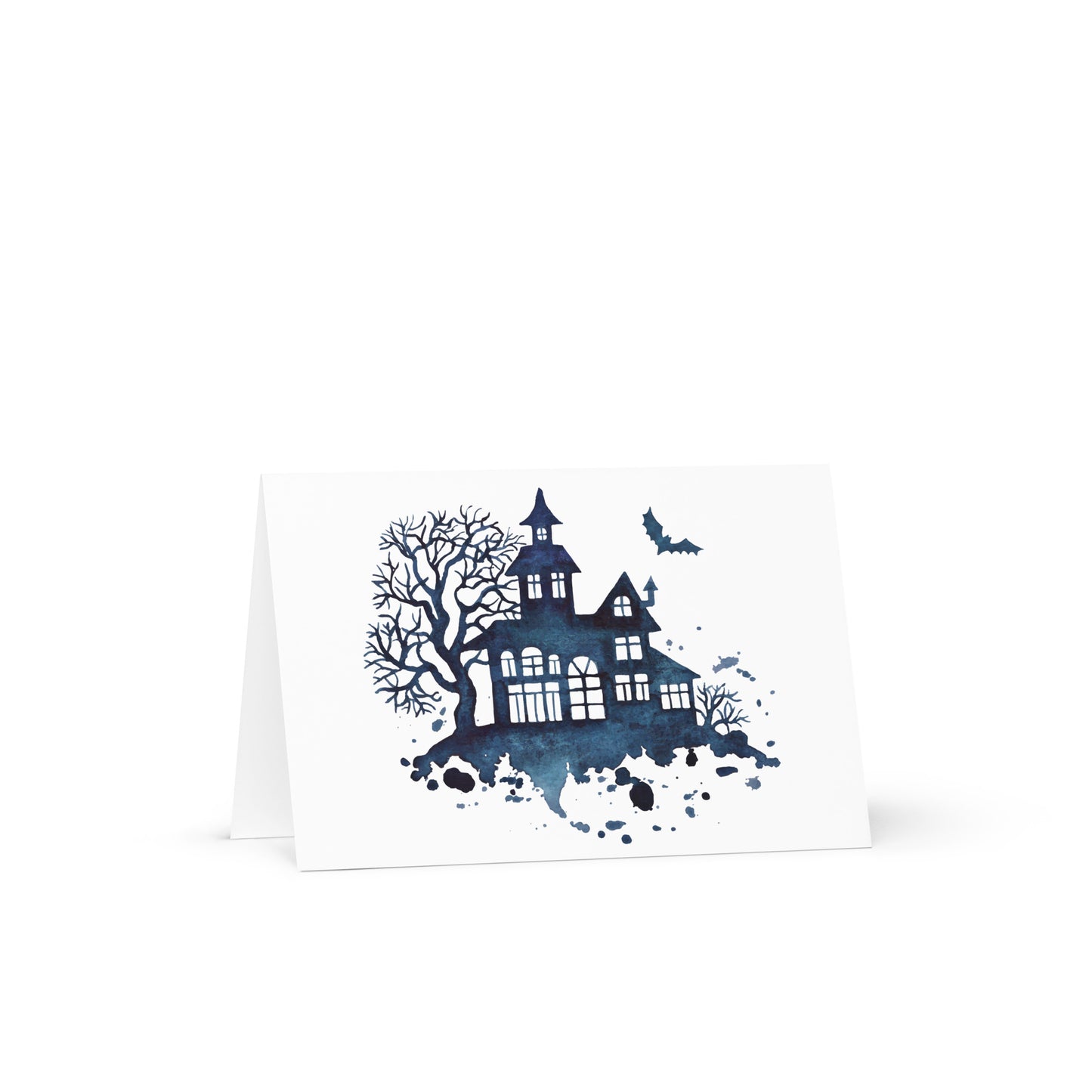 Watercolor Halloween Greeting card - 4in x 6in - card with envelope - stationery - cute cards - quality cards - gift