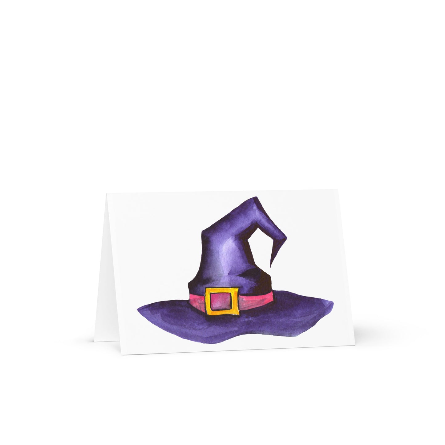 Witch Hat Greeting card - 4in x 6in - card with envelope - stationery - cute cards - quality cards - gift