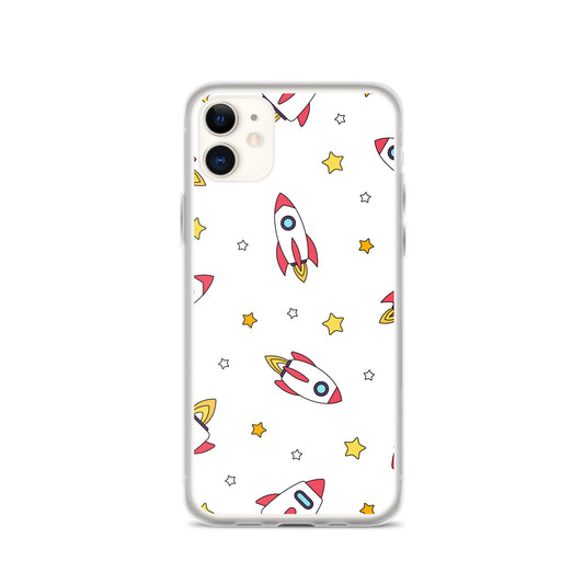 Spaceship Rockets iPhone Case