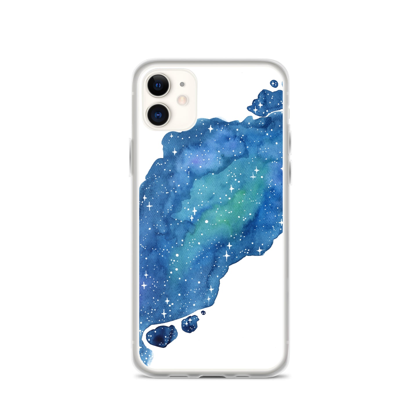 Watercolor Galaxy Aurora iPhone Case