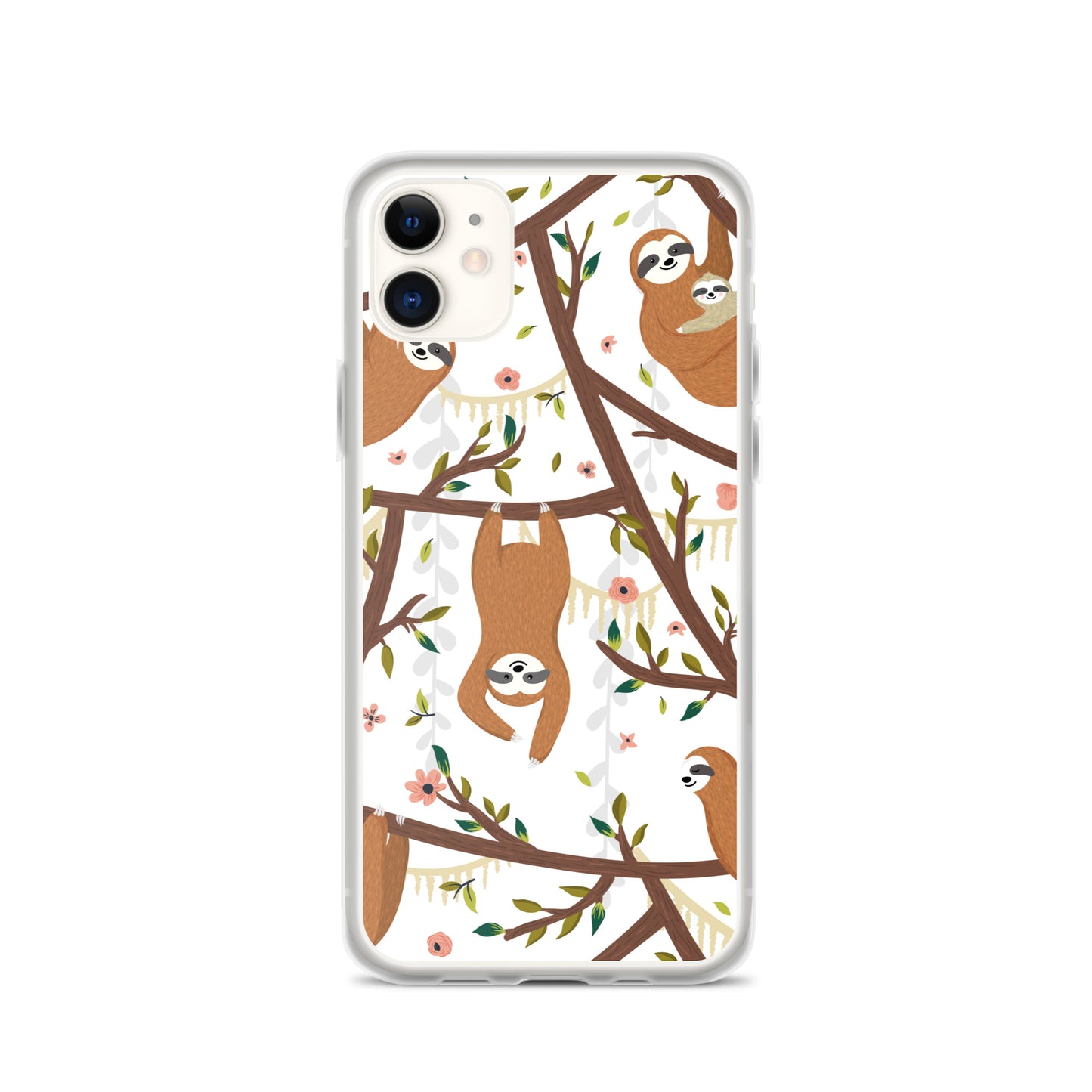 Cute Woodland Sloth iPhone Case