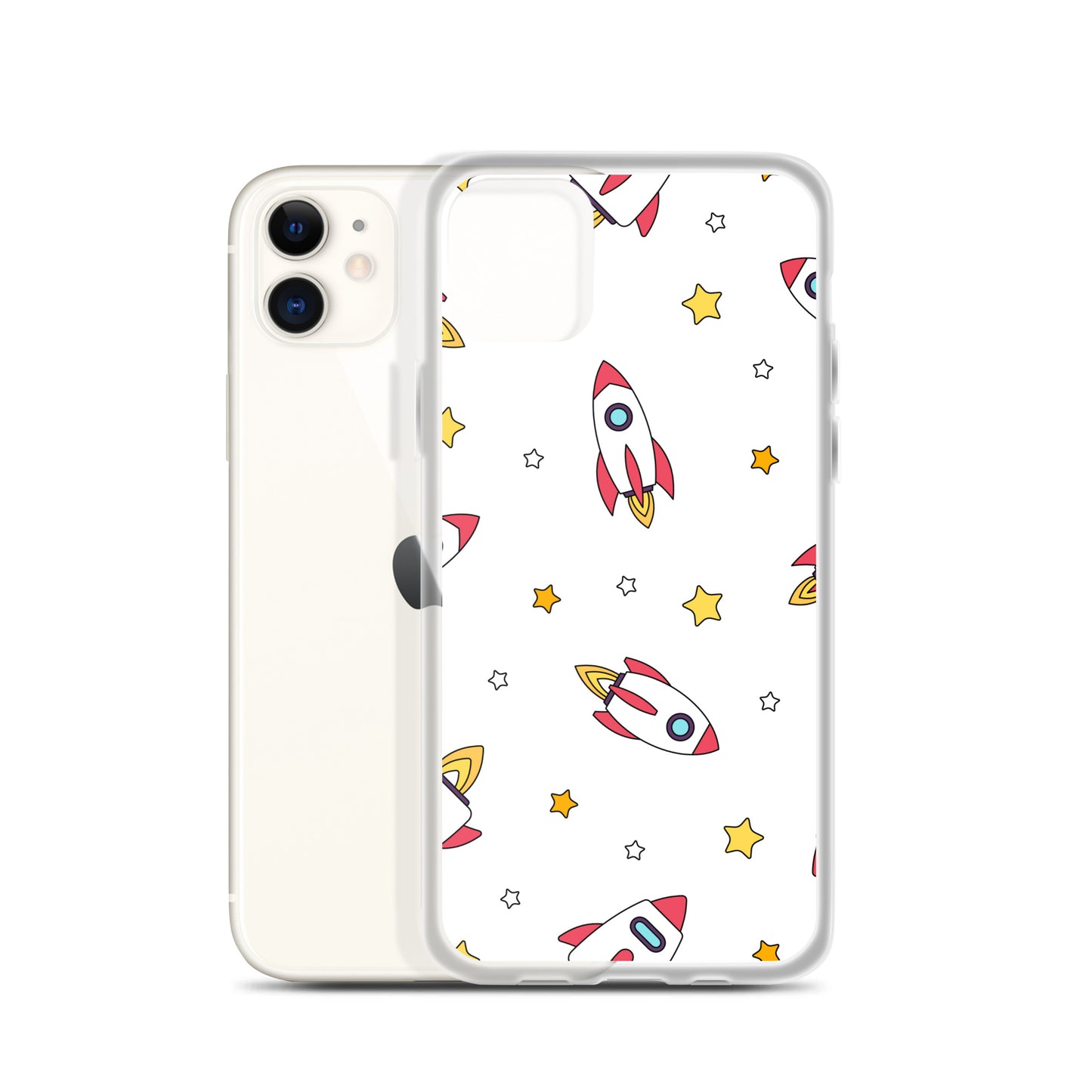 Spaceship Rockets iPhone Case