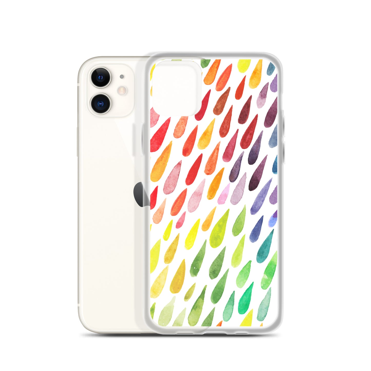 Colorful Raindrops iPhone Case