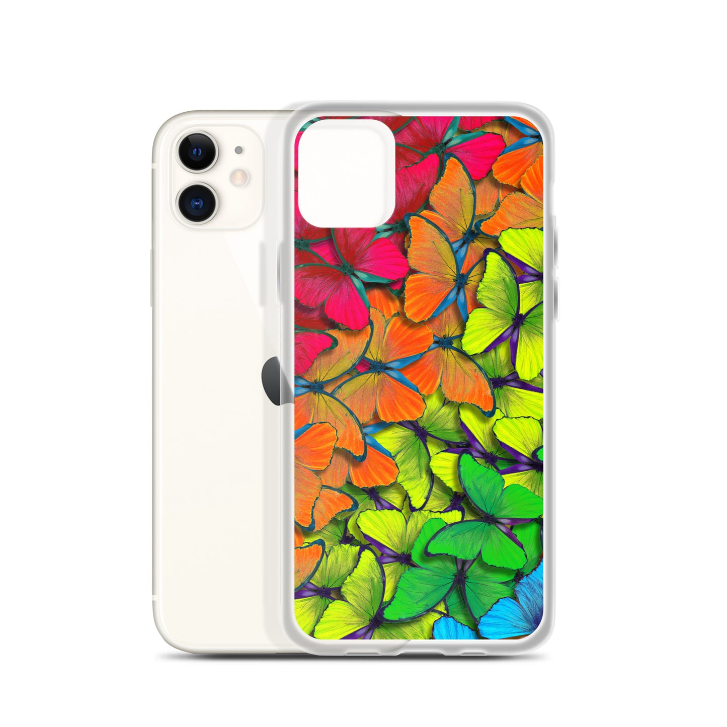 Rainbow Butterflies iPhone Case