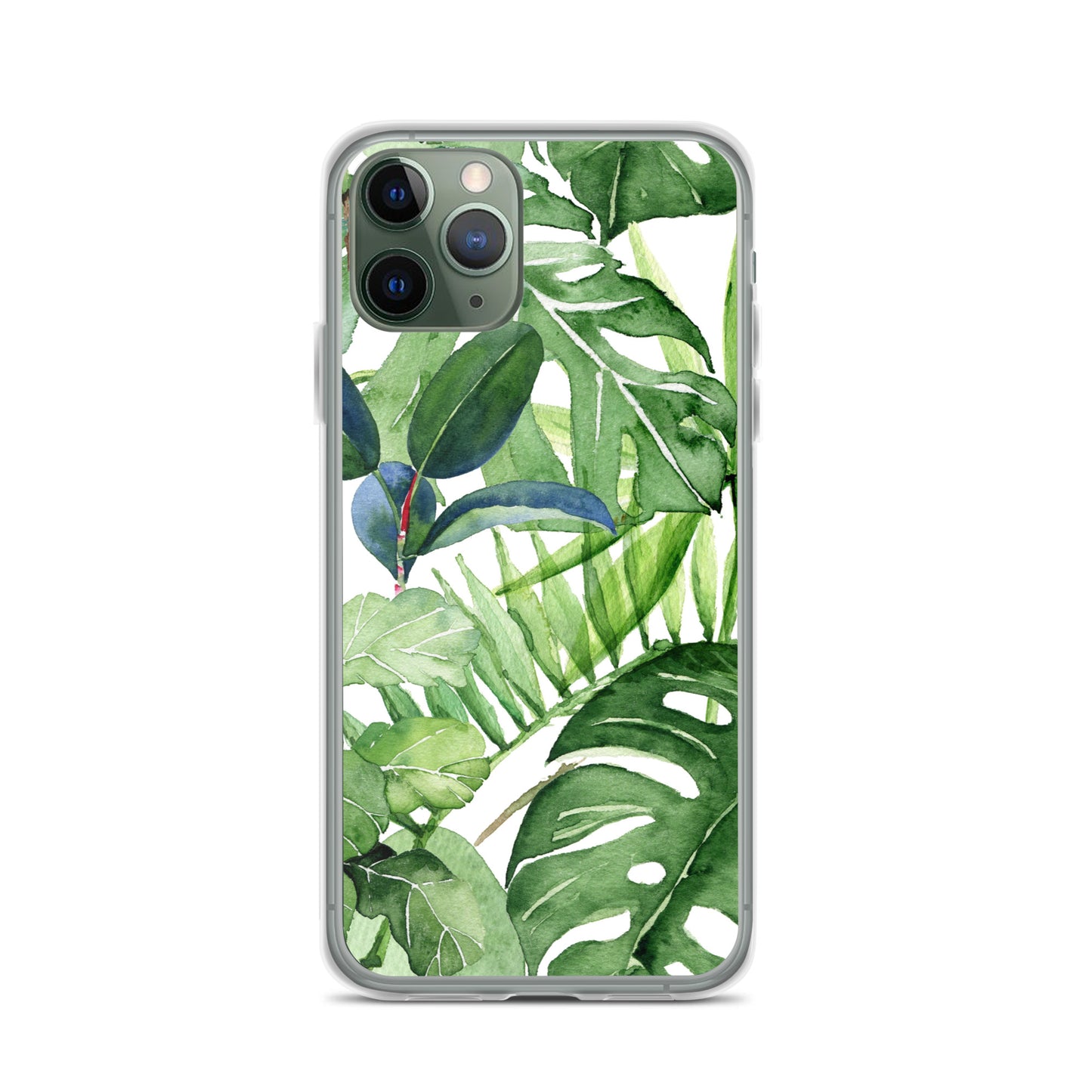 Tropical Floral Leaves iPhone Case