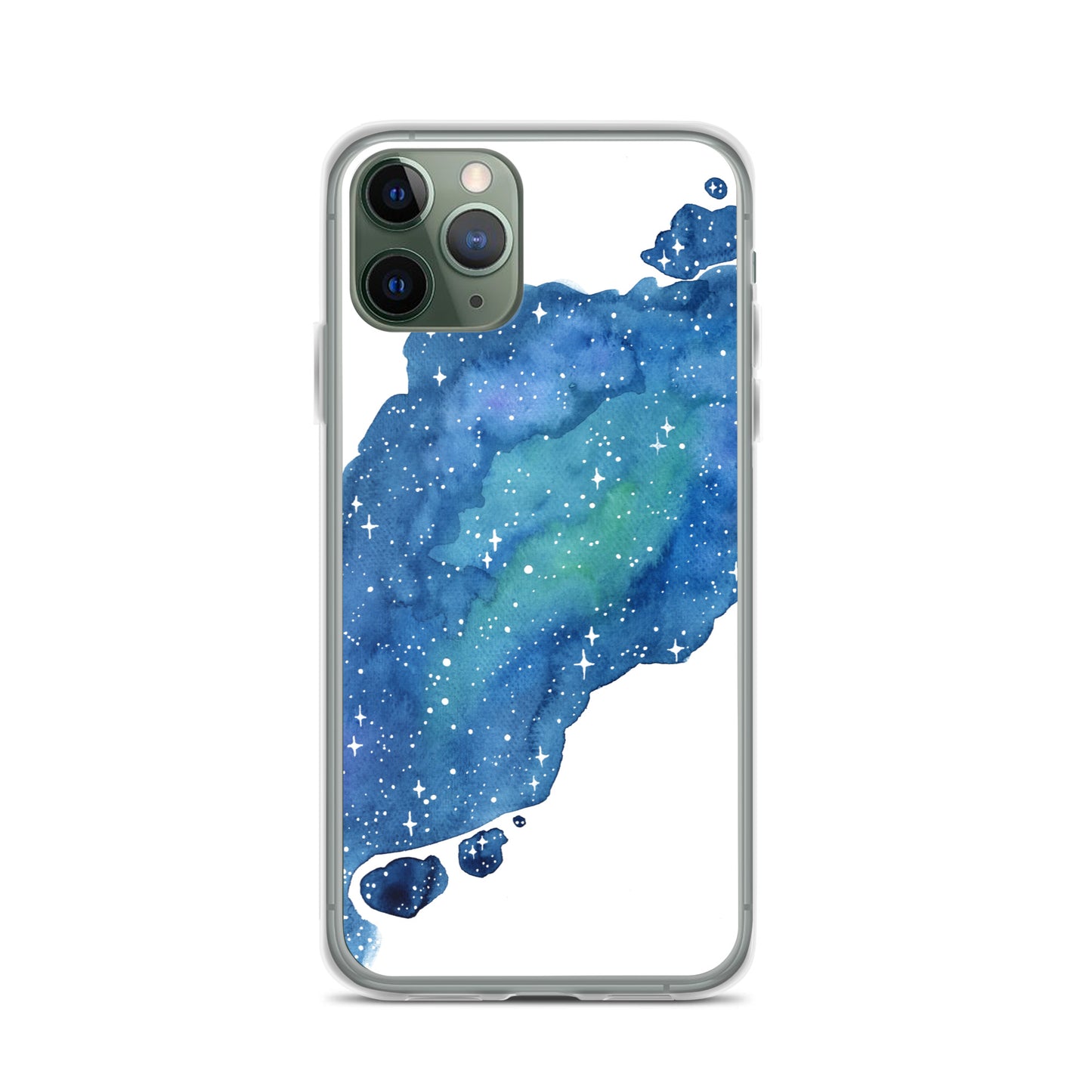 Watercolor Galaxy Aurora iPhone Case