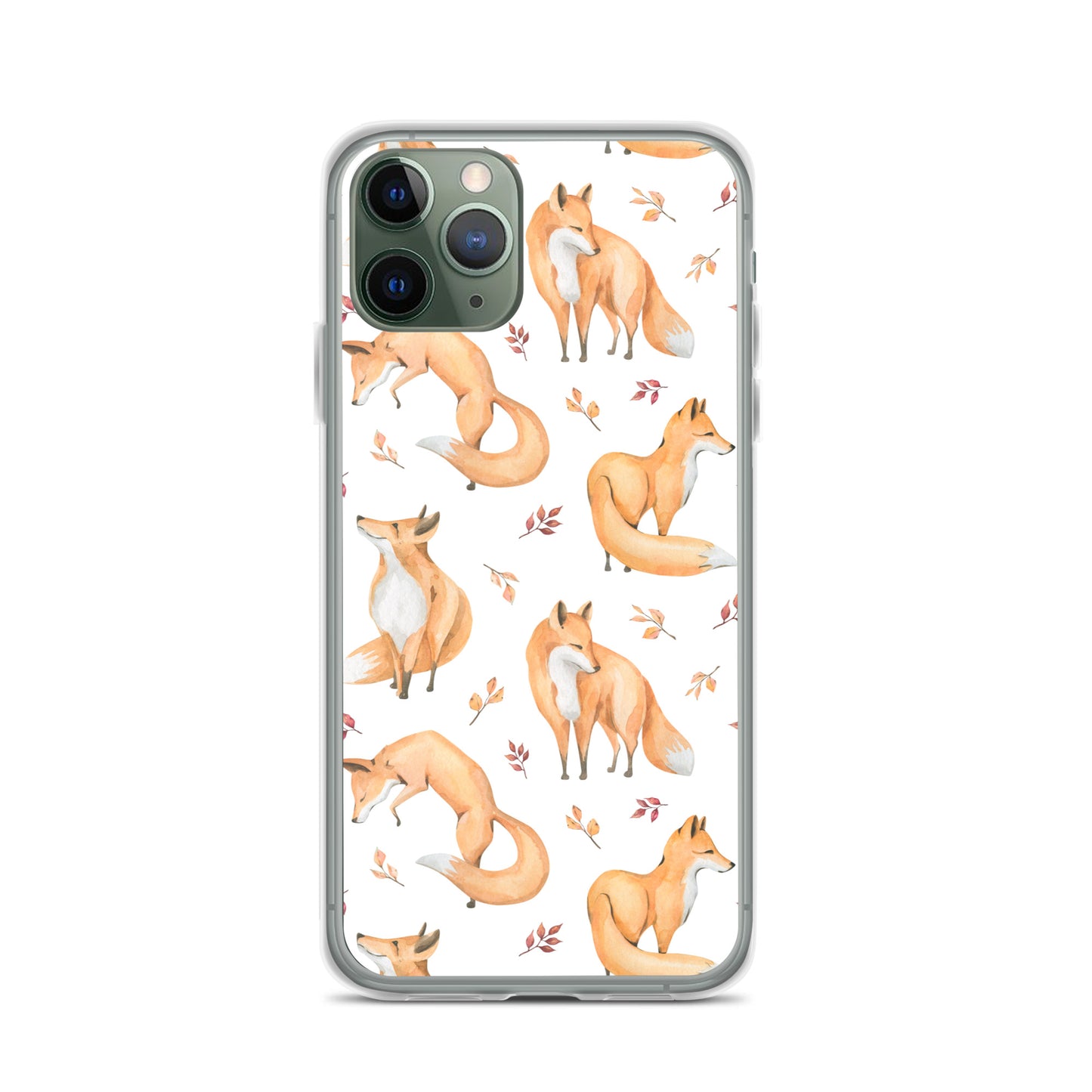 Woodland Foxes iPhone Case