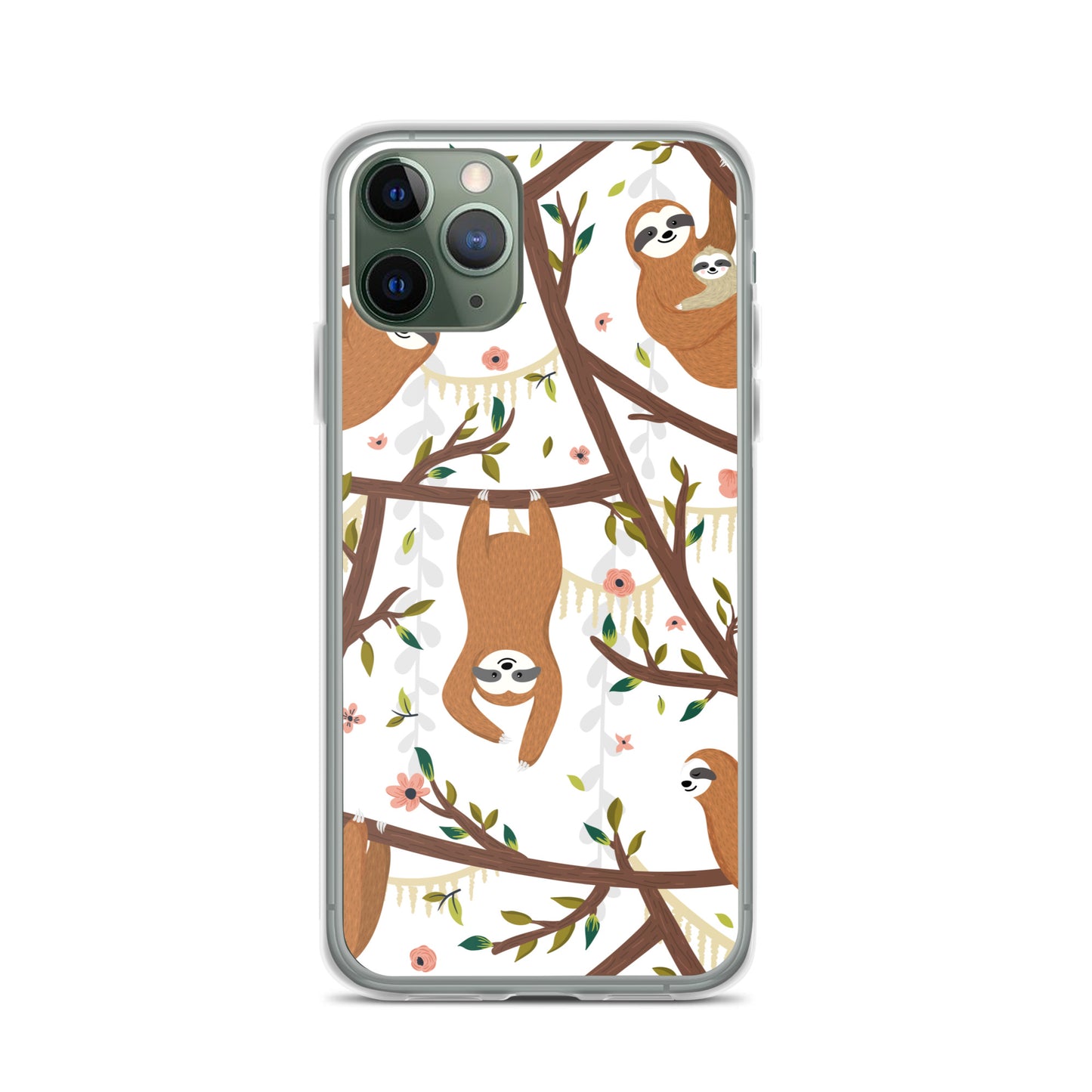 Cute Woodland Sloth iPhone Case