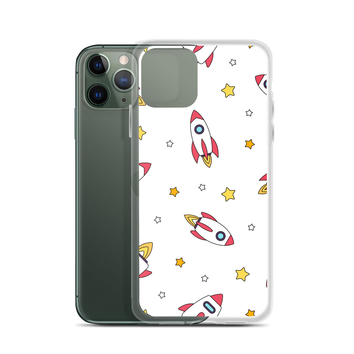 Spaceship Rockets iPhone Case