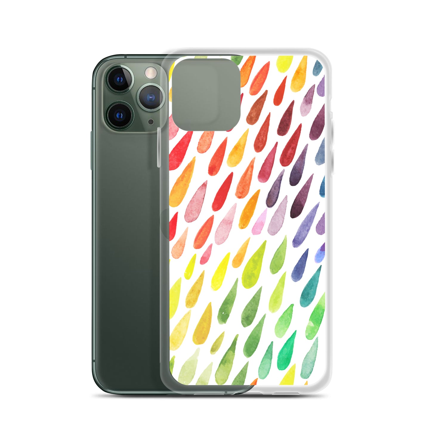 Colorful Raindrops iPhone Case