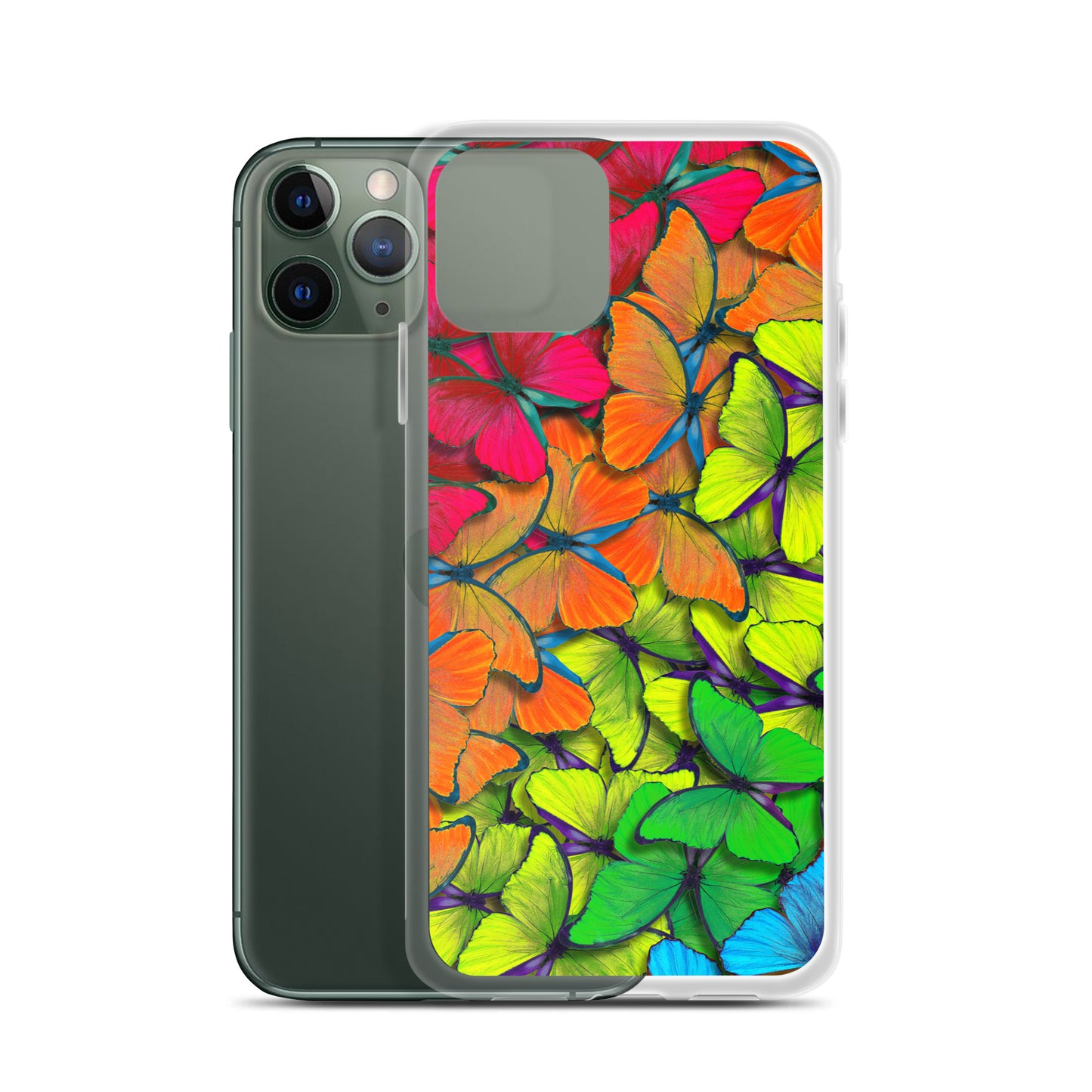 Rainbow Butterflies iPhone Case