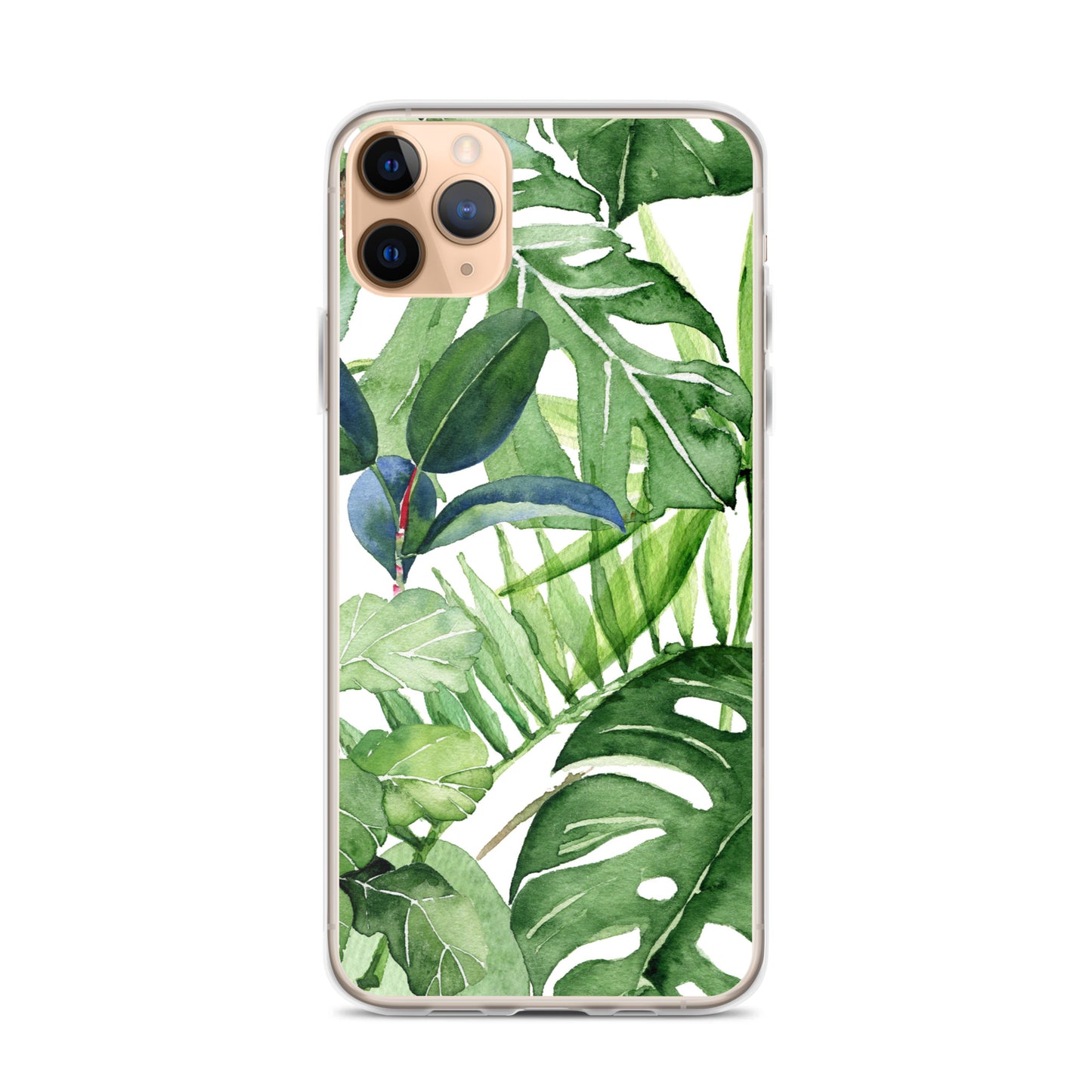 Tropical Floral Leaves iPhone Case