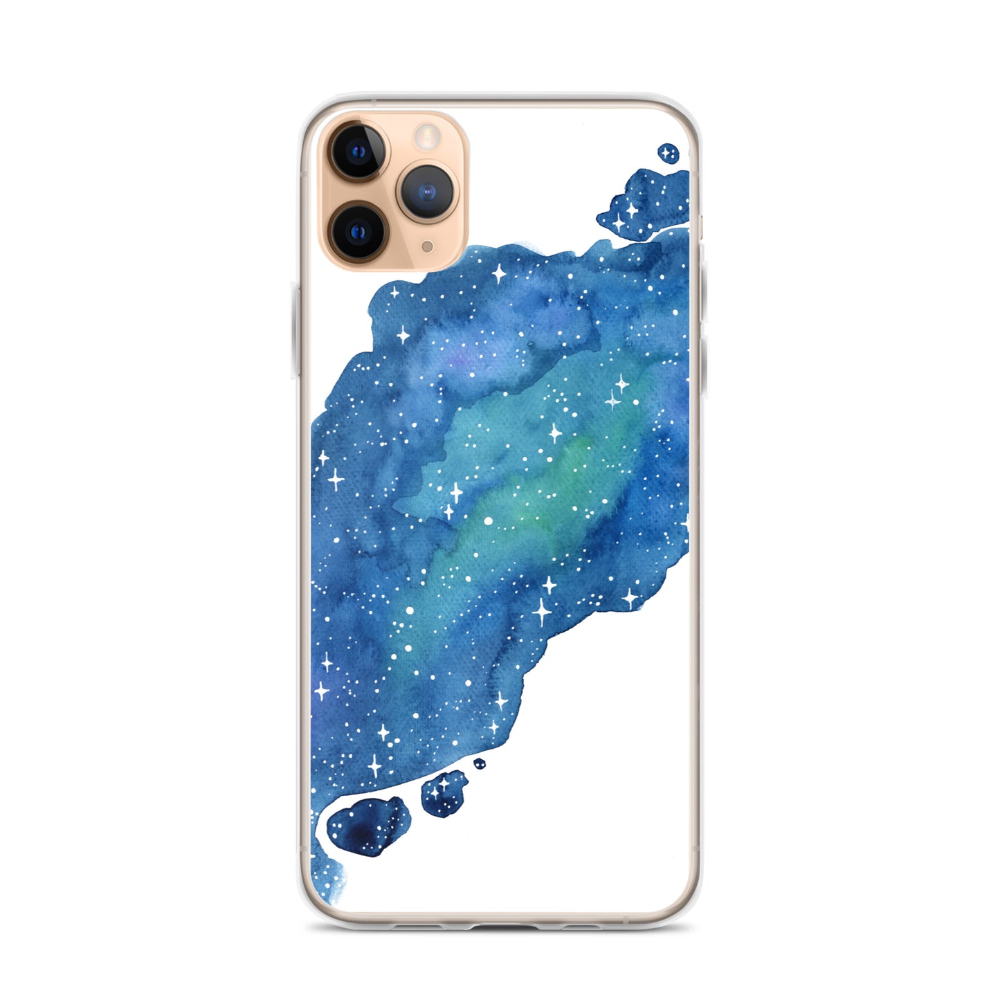 Watercolor Galaxy Aurora iPhone Case