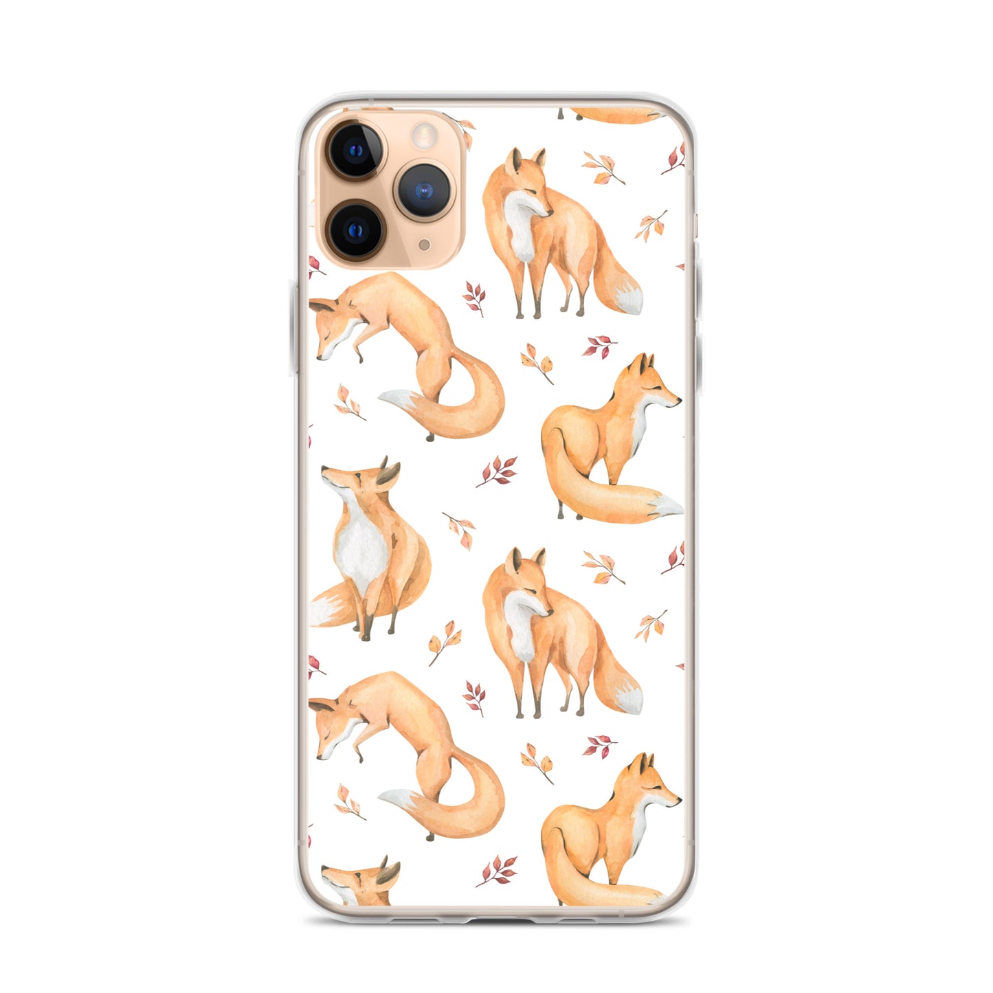 Woodland Foxes iPhone Case