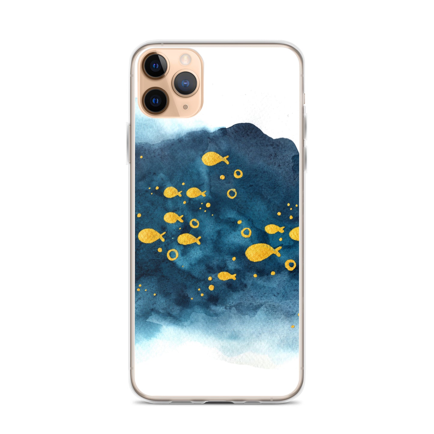 Watercolor School of Fish iPhone Case