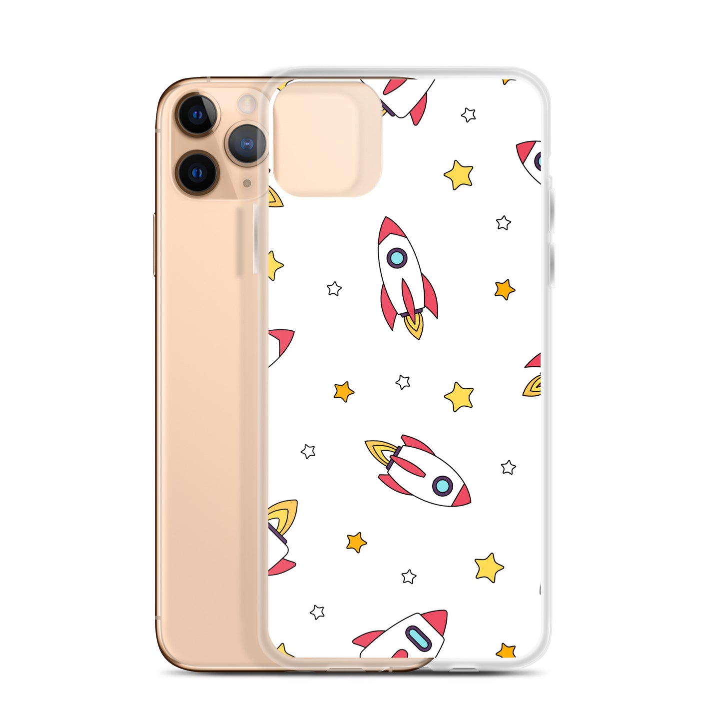 Spaceship Rockets iPhone Case