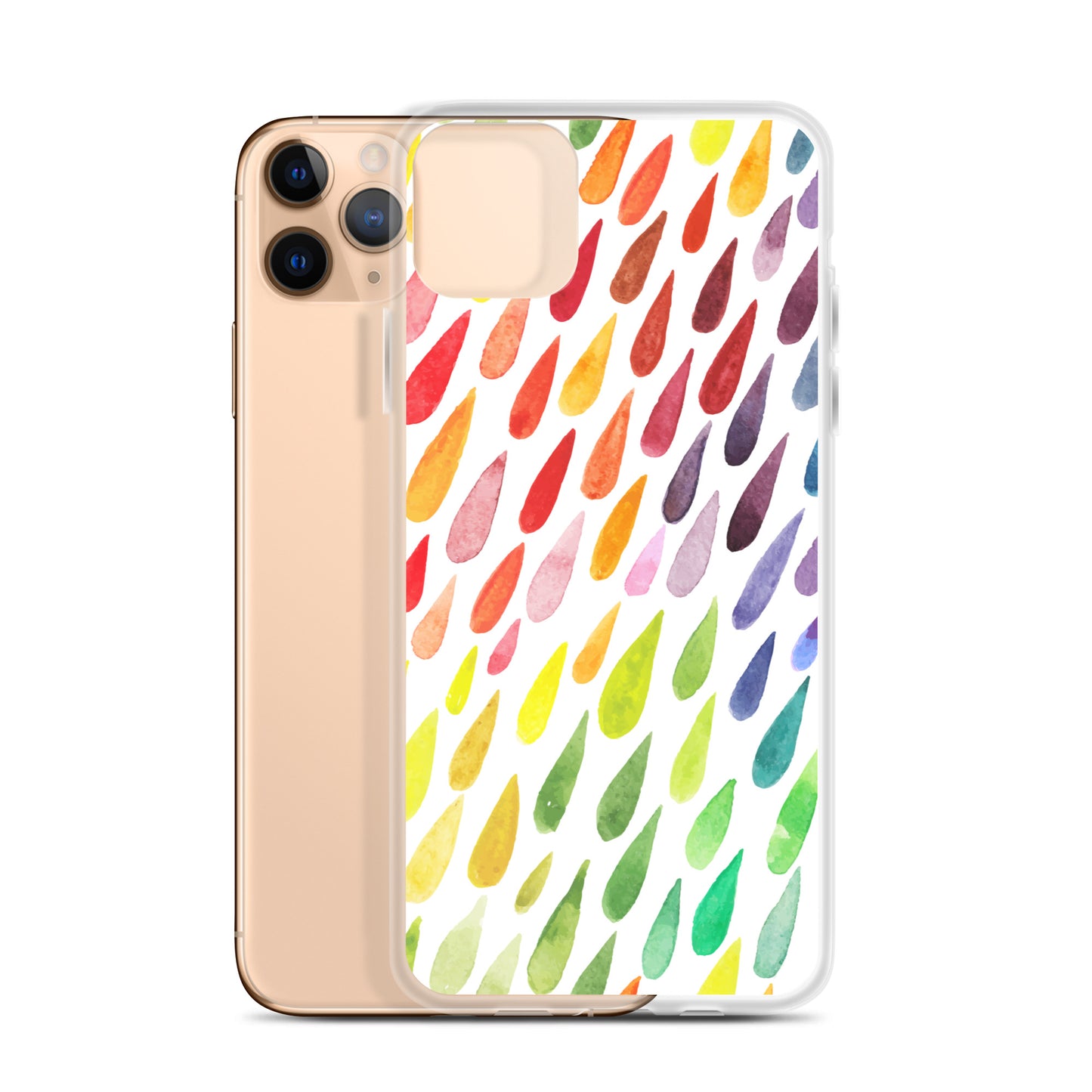 Colorful Raindrops iPhone Case