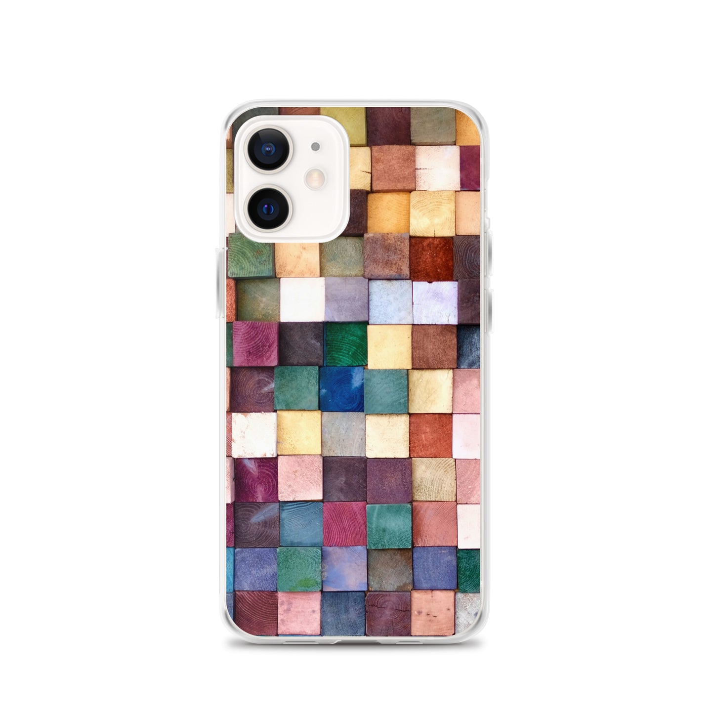 Colorful Wood Blocks Photo iPhone Case