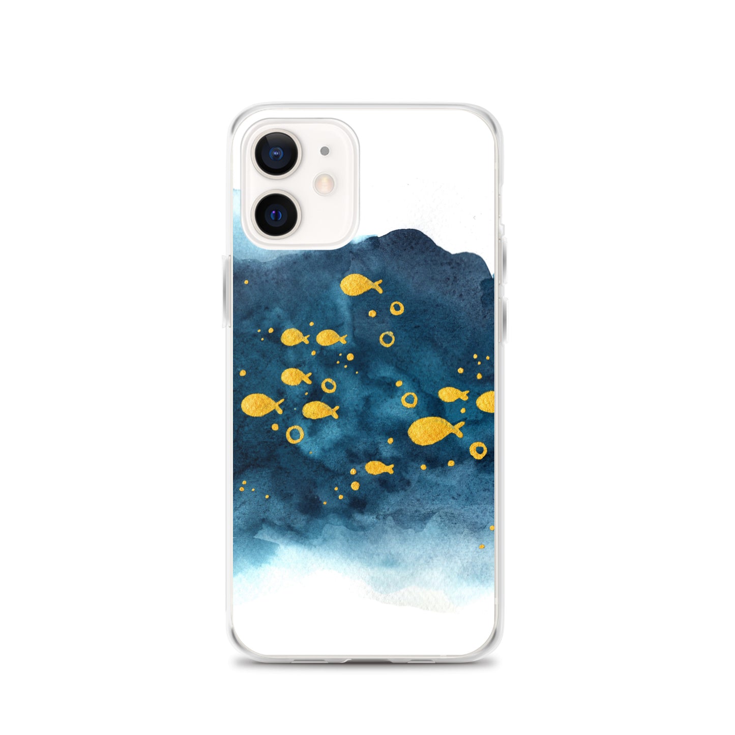 Watercolor School of Fish iPhone Case