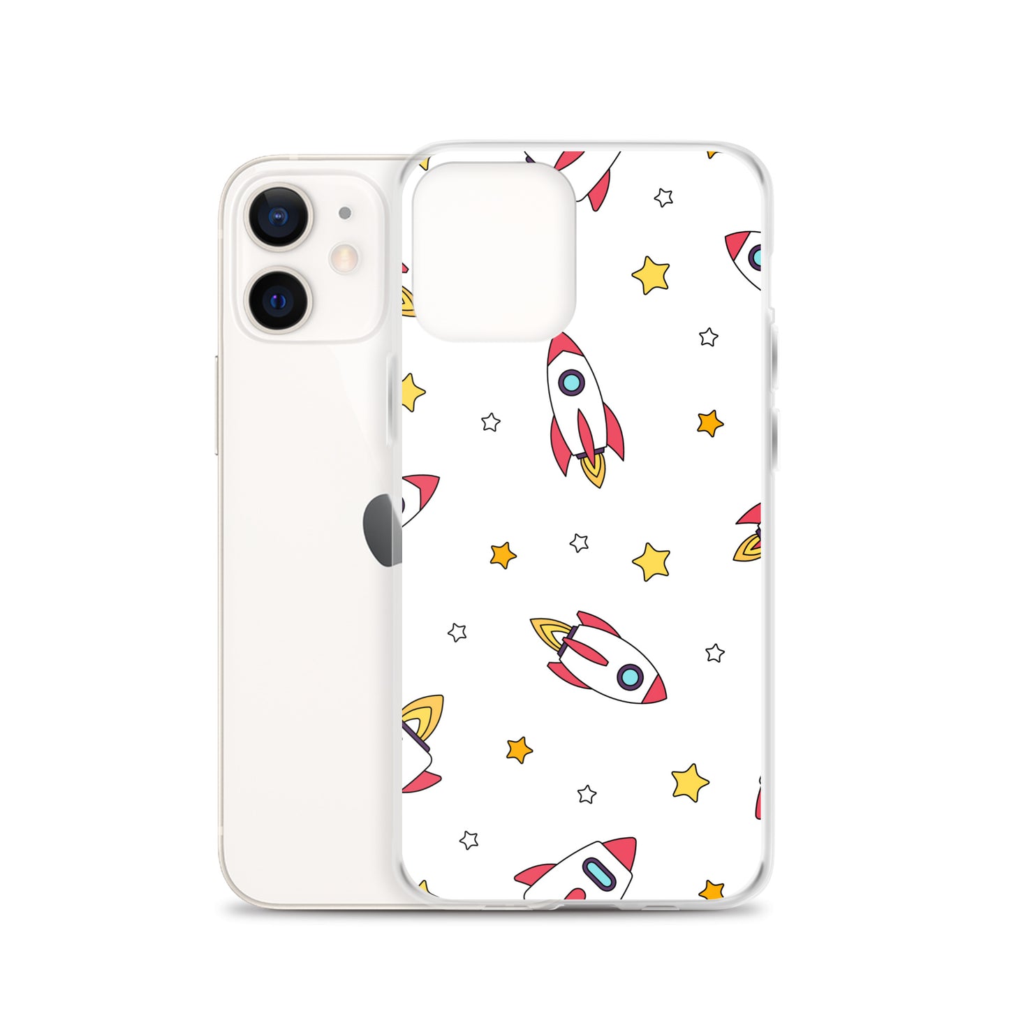 Spaceship Rockets iPhone Case