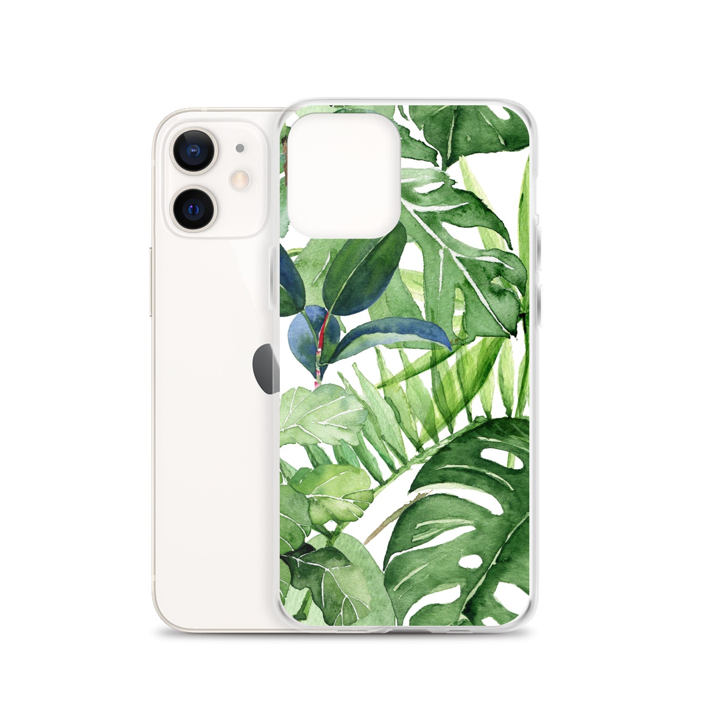 Tropical Floral Leaves iPhone Case