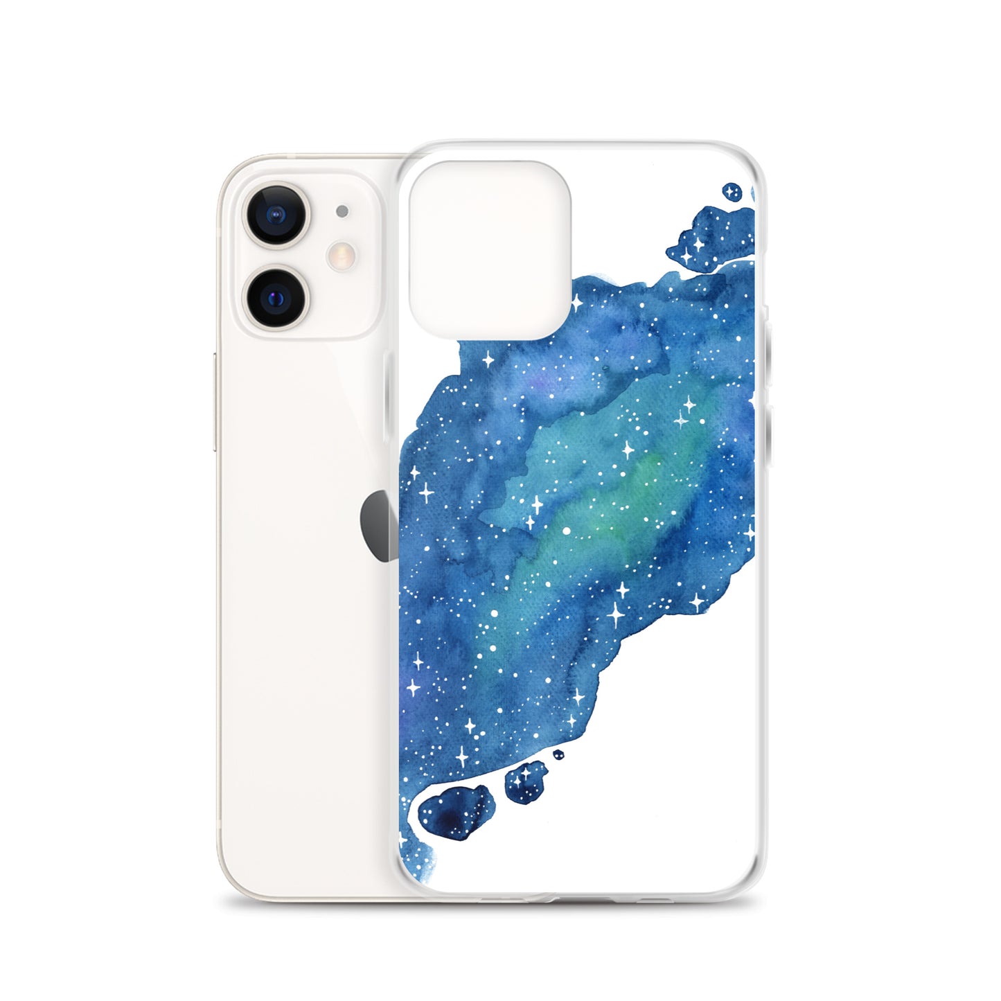 Watercolor Galaxy Aurora iPhone Case