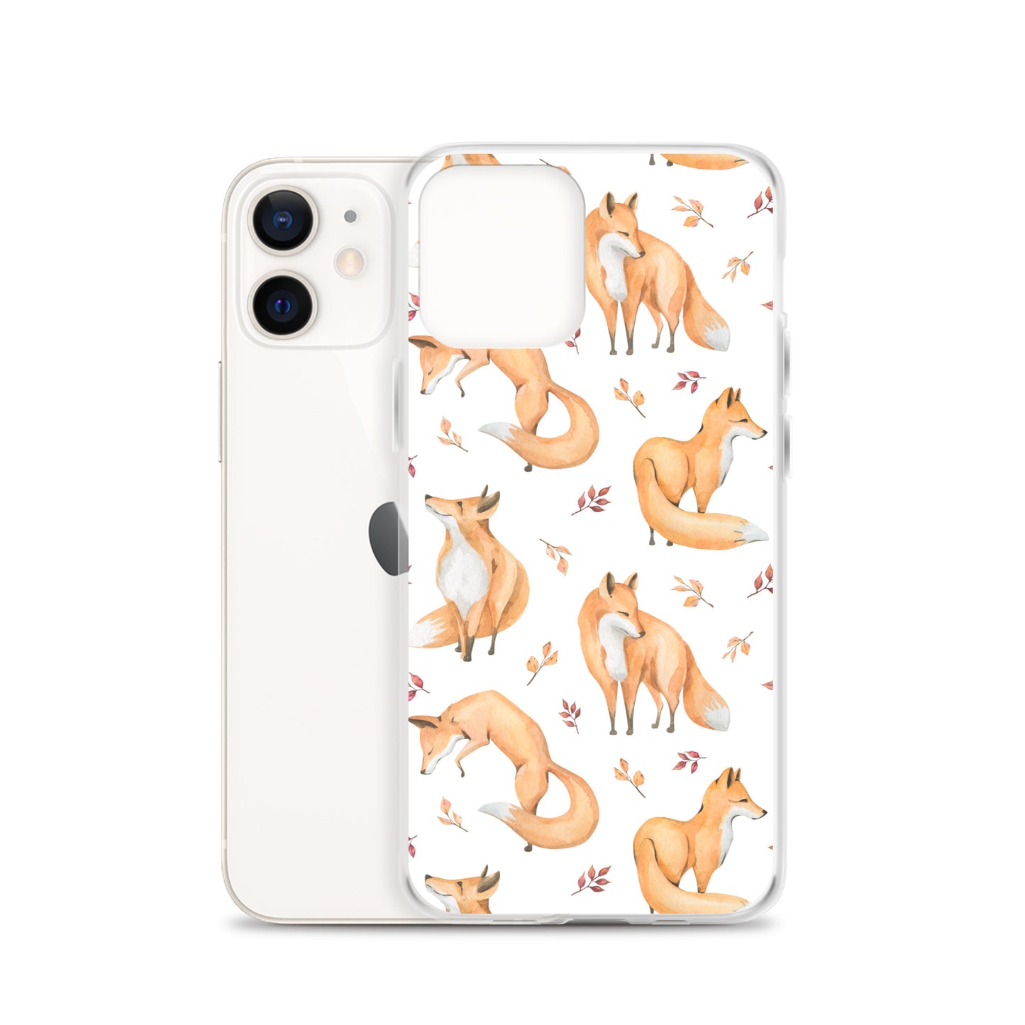 Woodland Foxes iPhone Case