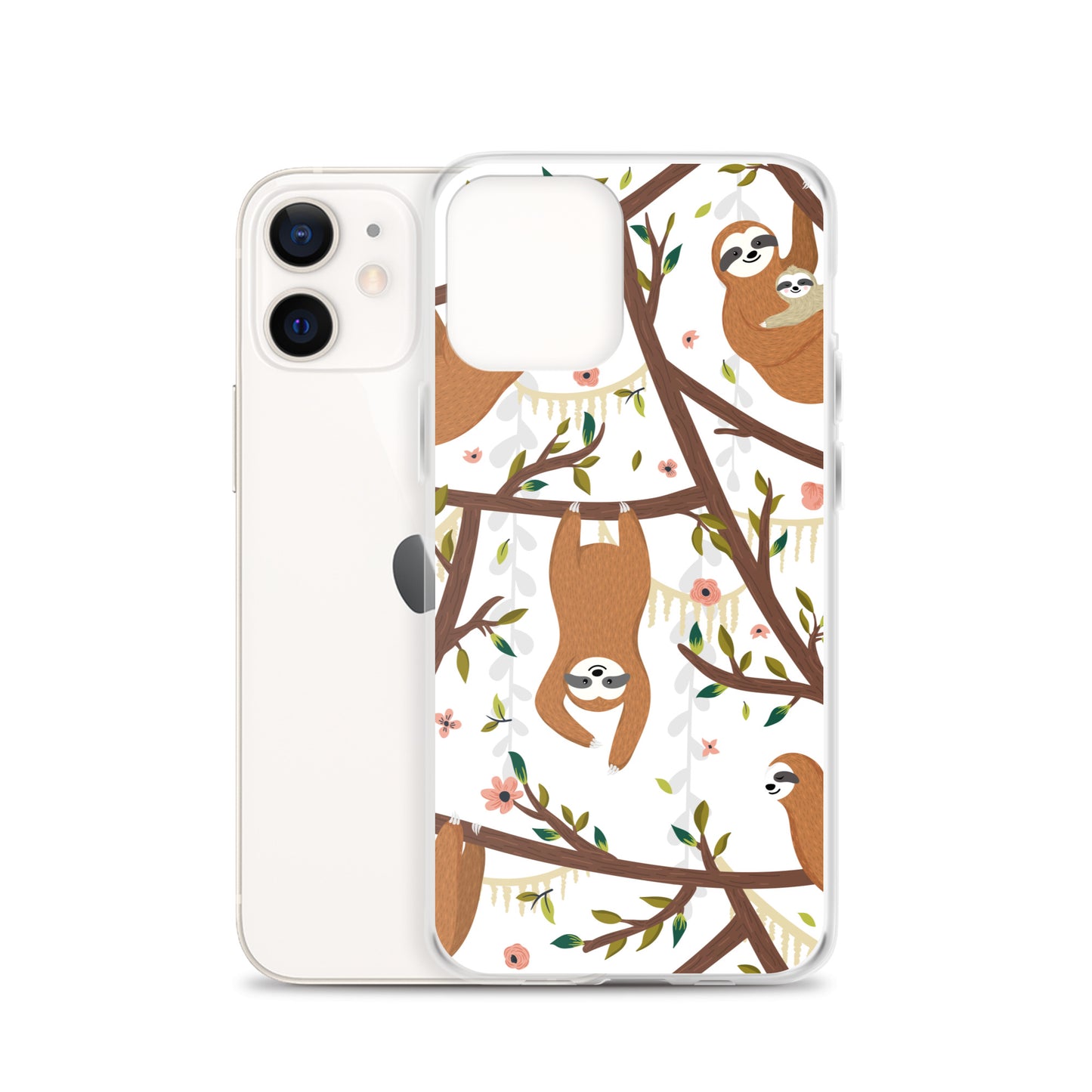 Cute Woodland Sloth iPhone Case