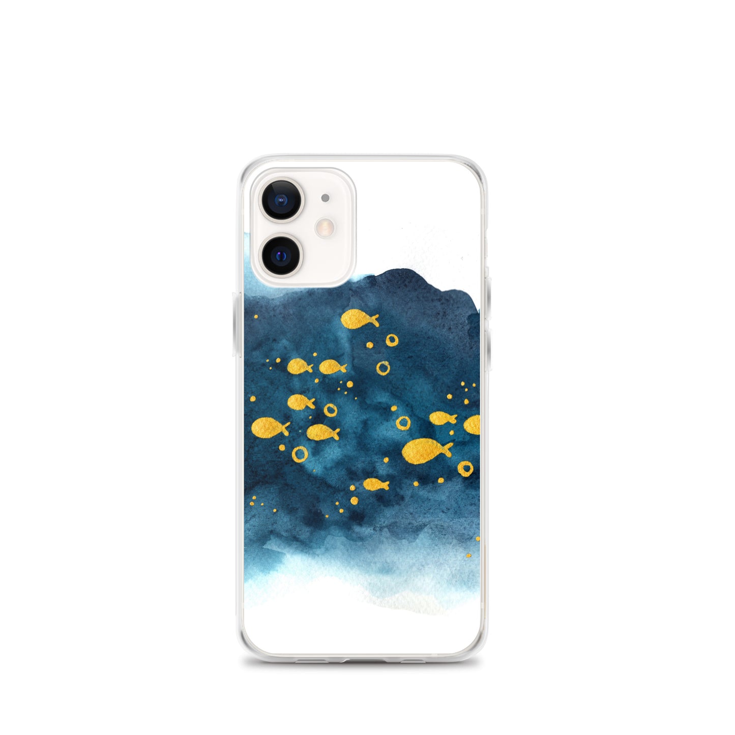 Watercolor School of Fish iPhone Case