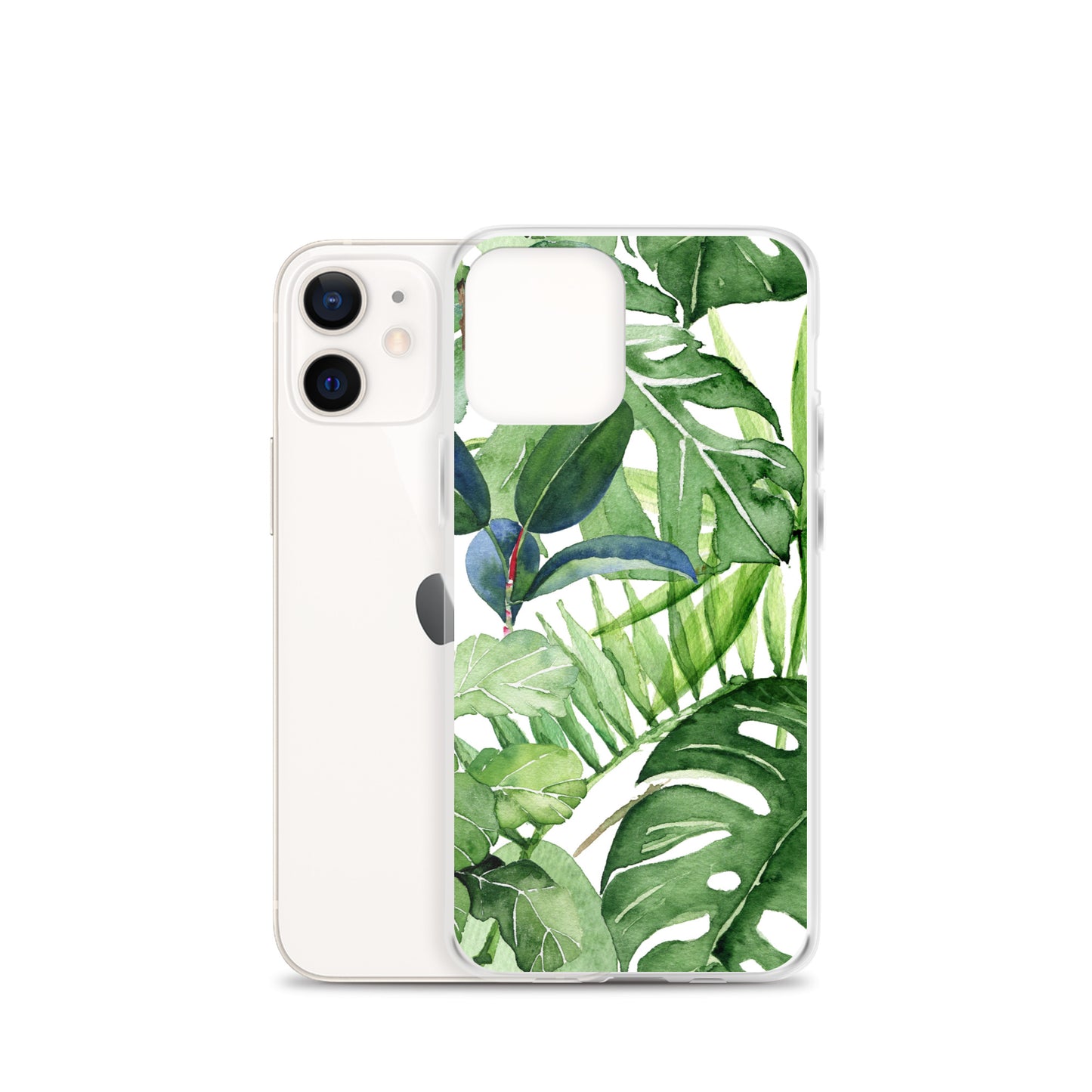 Tropical Floral Leaves iPhone Case