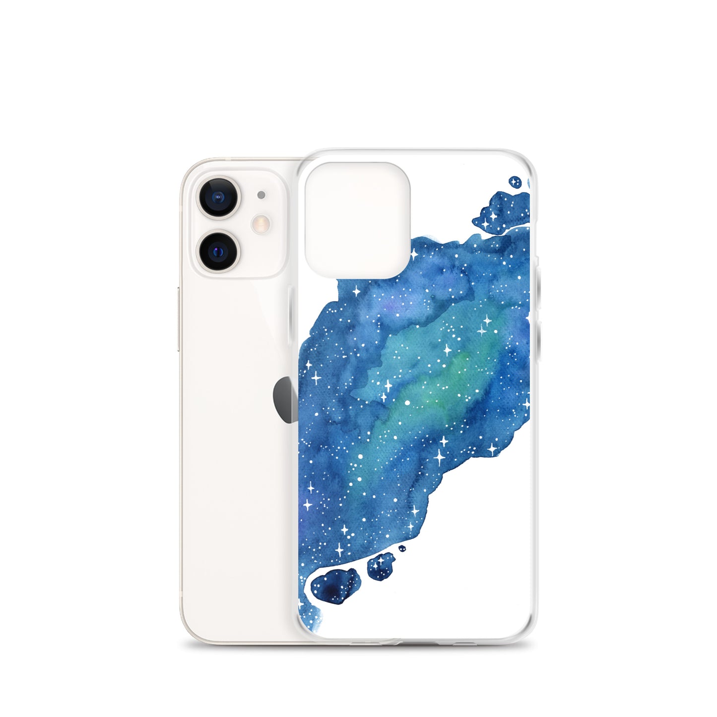 Watercolor Galaxy Aurora iPhone Case