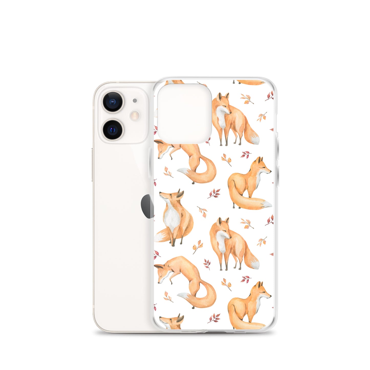 Woodland Foxes iPhone Case