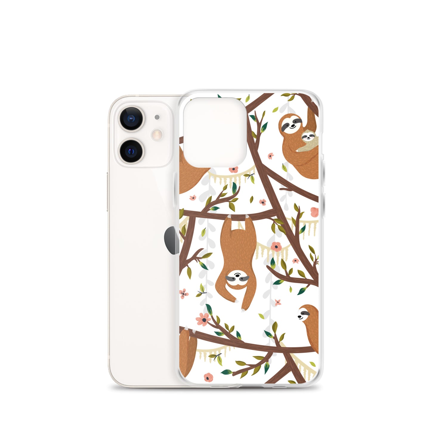 Cute Woodland Sloth iPhone Case