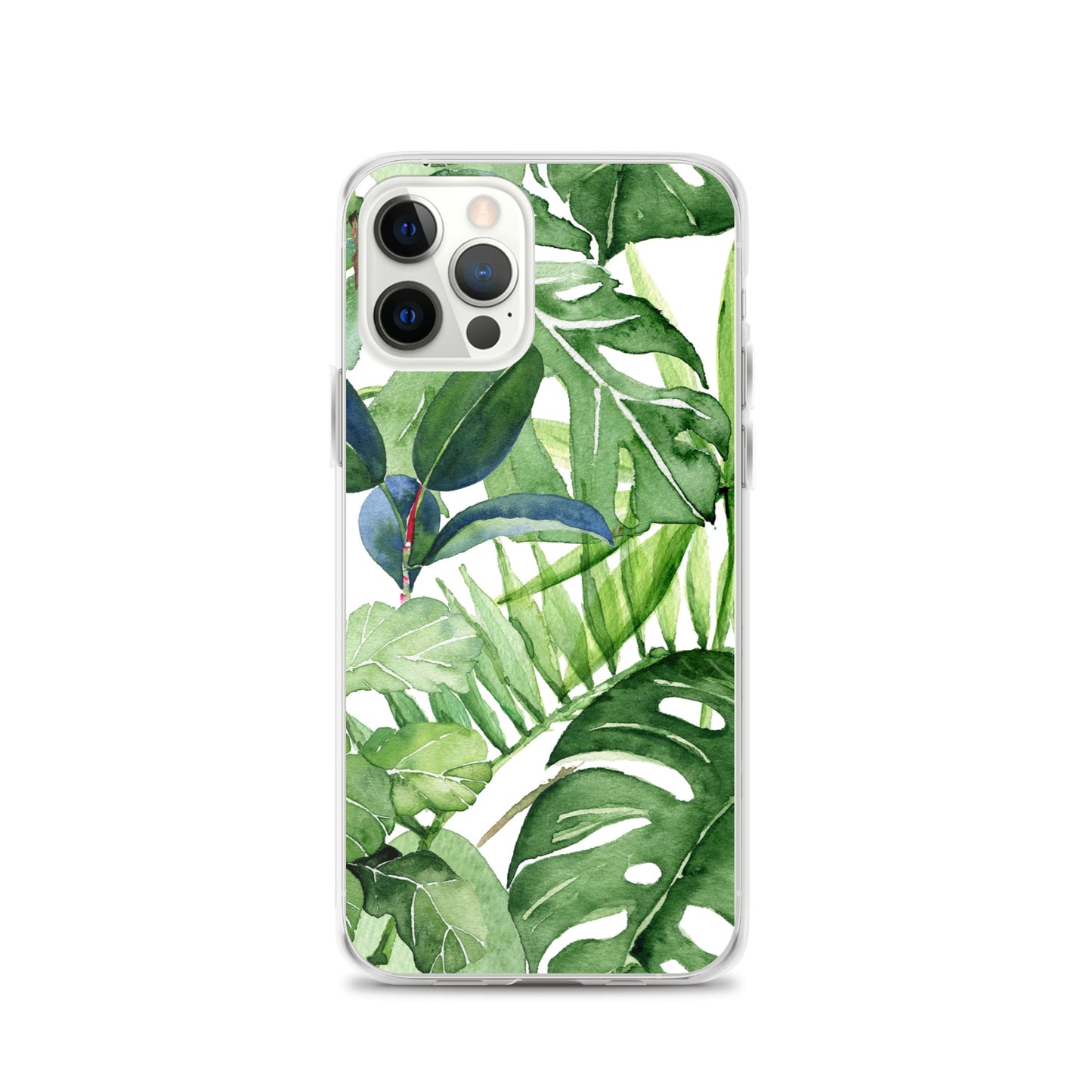 Tropical Floral Leaves iPhone Case