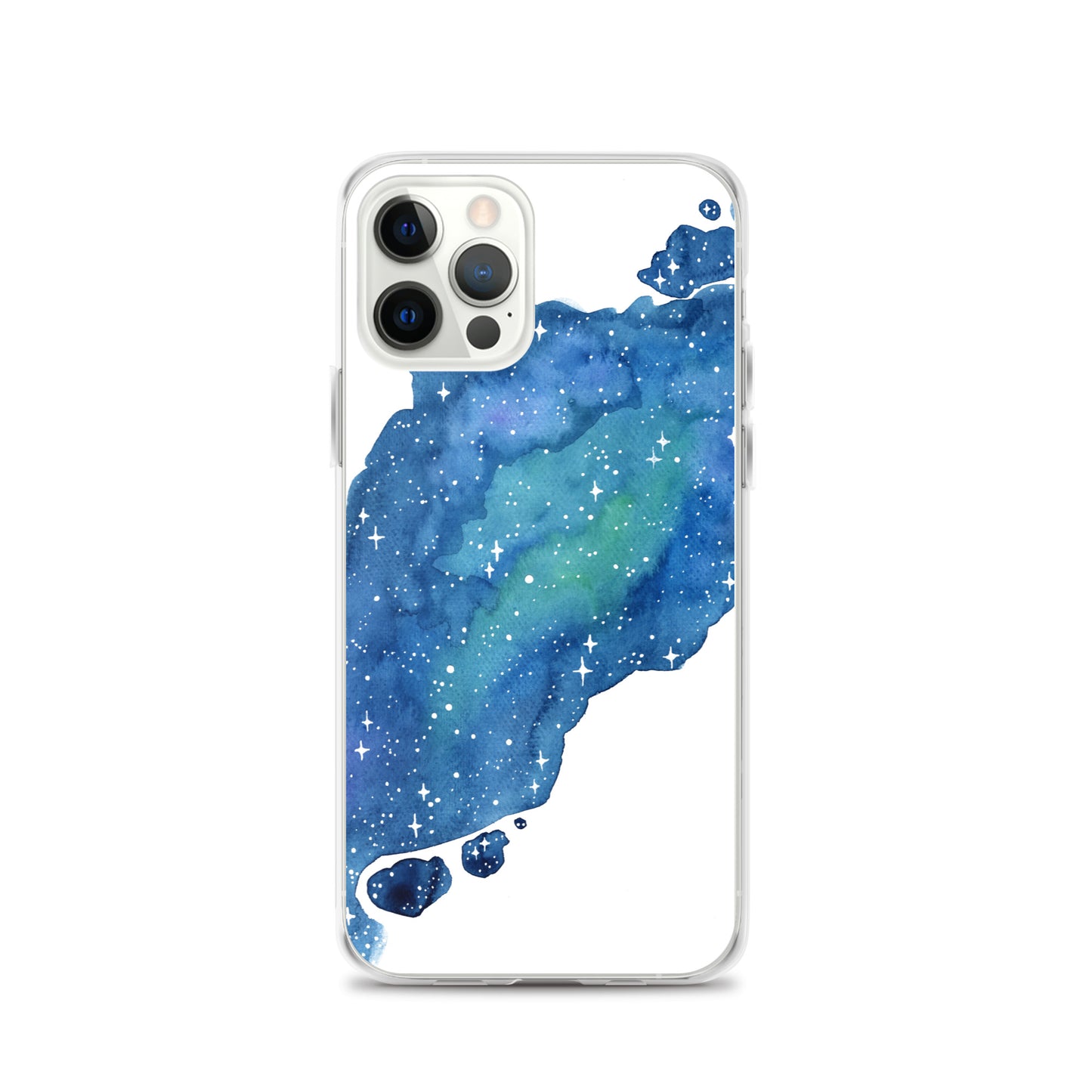 Watercolor Galaxy Aurora iPhone Case