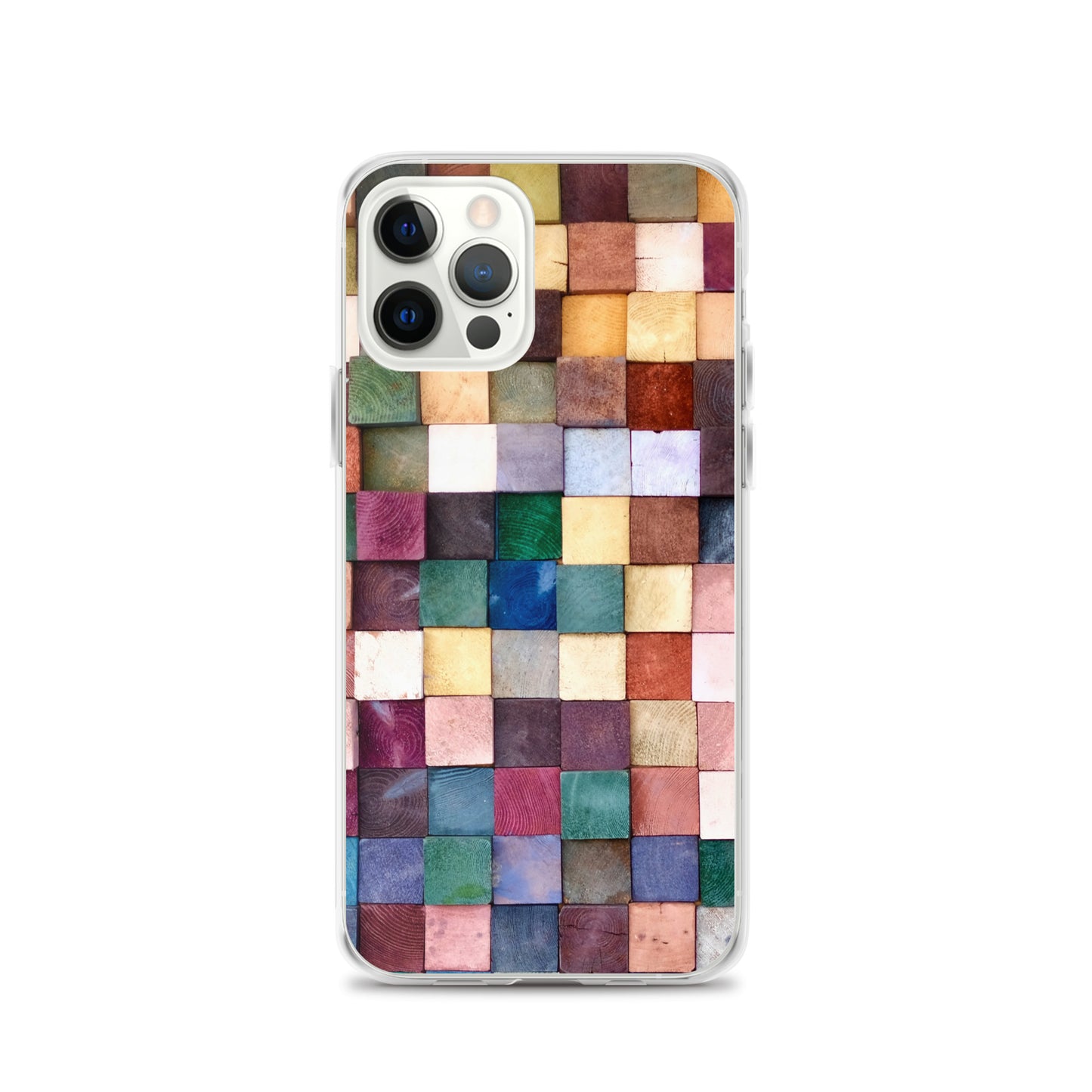 Colorful Wood Blocks Photo iPhone Case