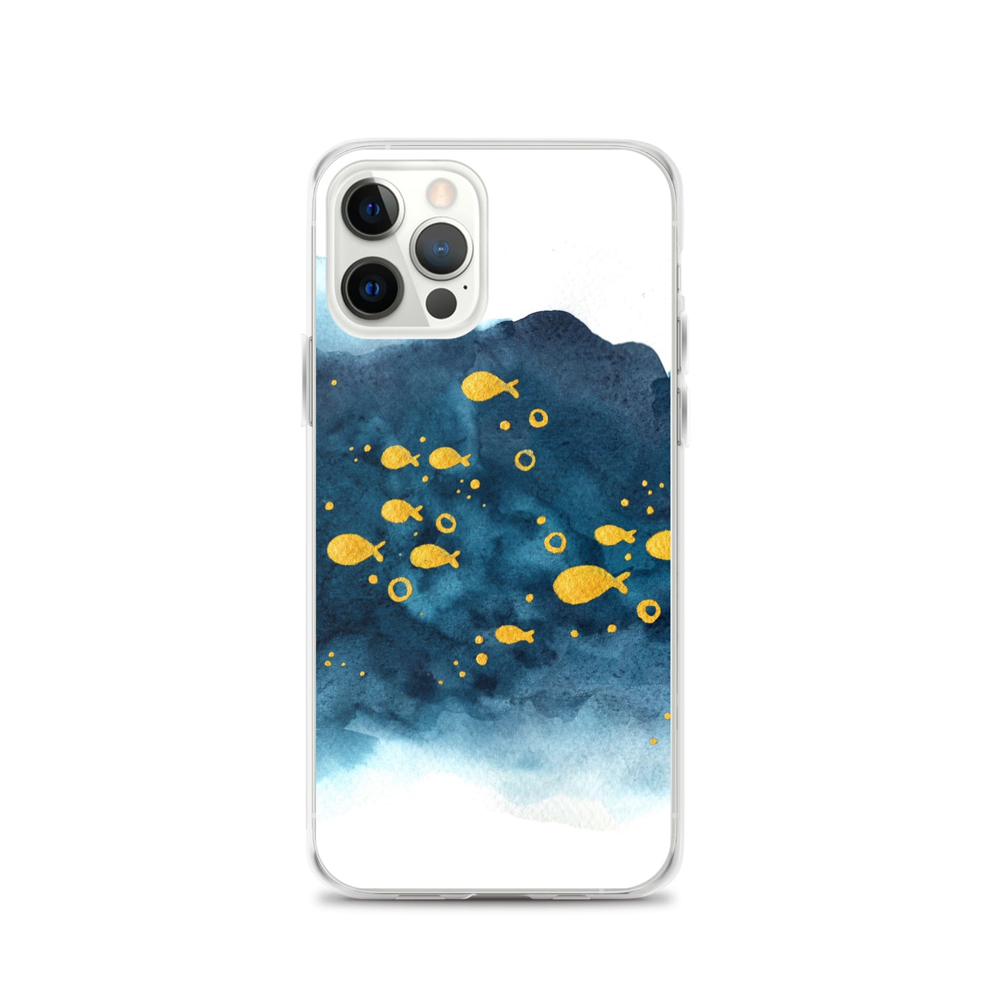 Watercolor School of Fish iPhone Case