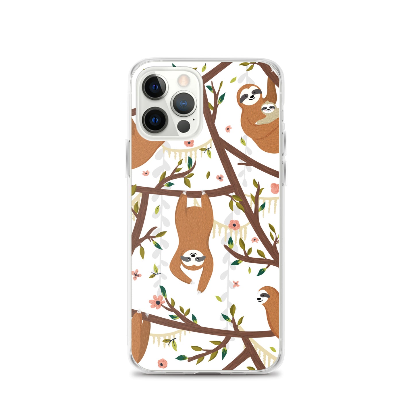 Cute Woodland Sloth iPhone Case