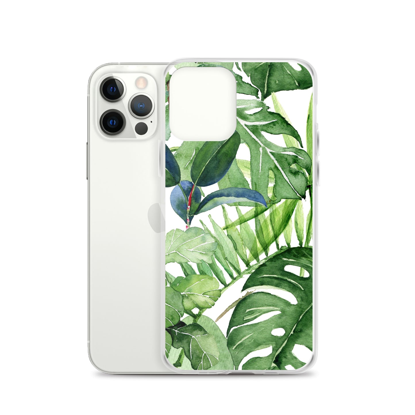 Tropical Floral Leaves iPhone Case