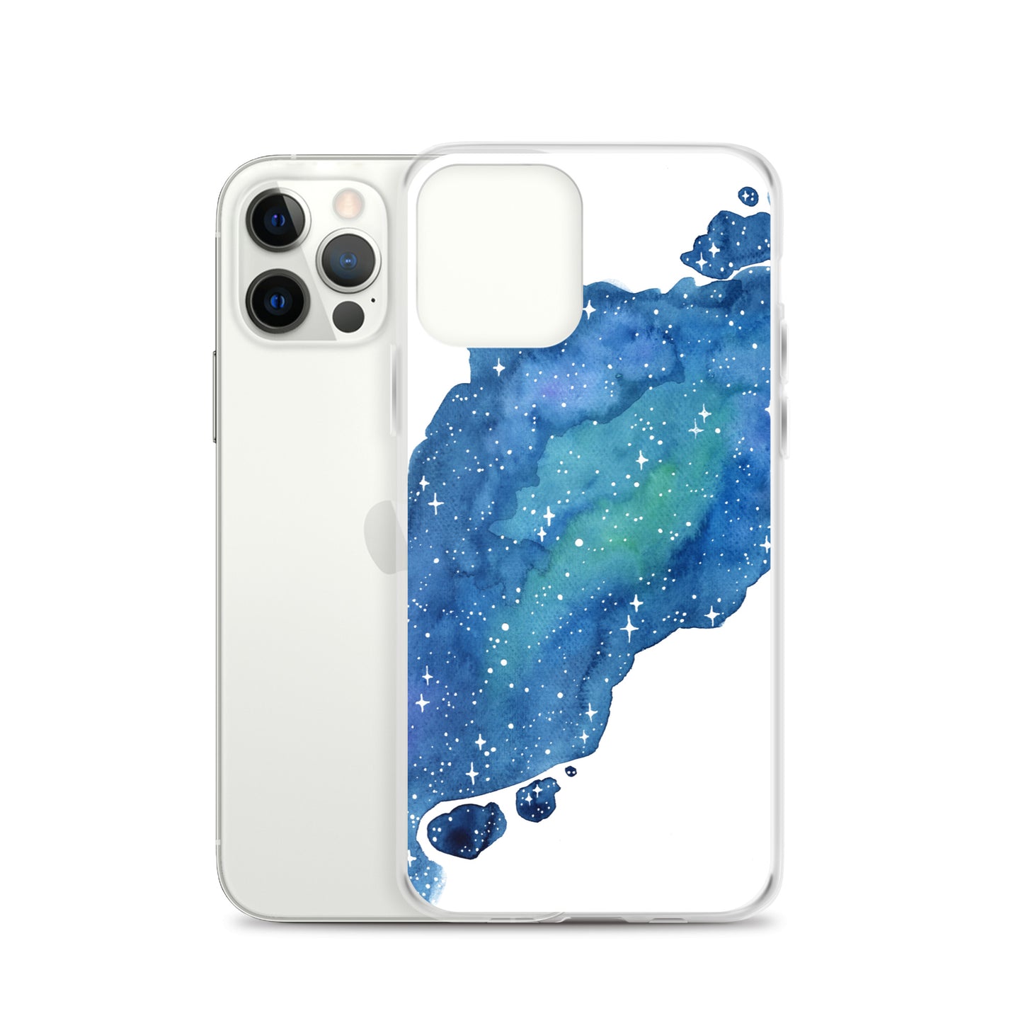 Watercolor Galaxy Aurora iPhone Case