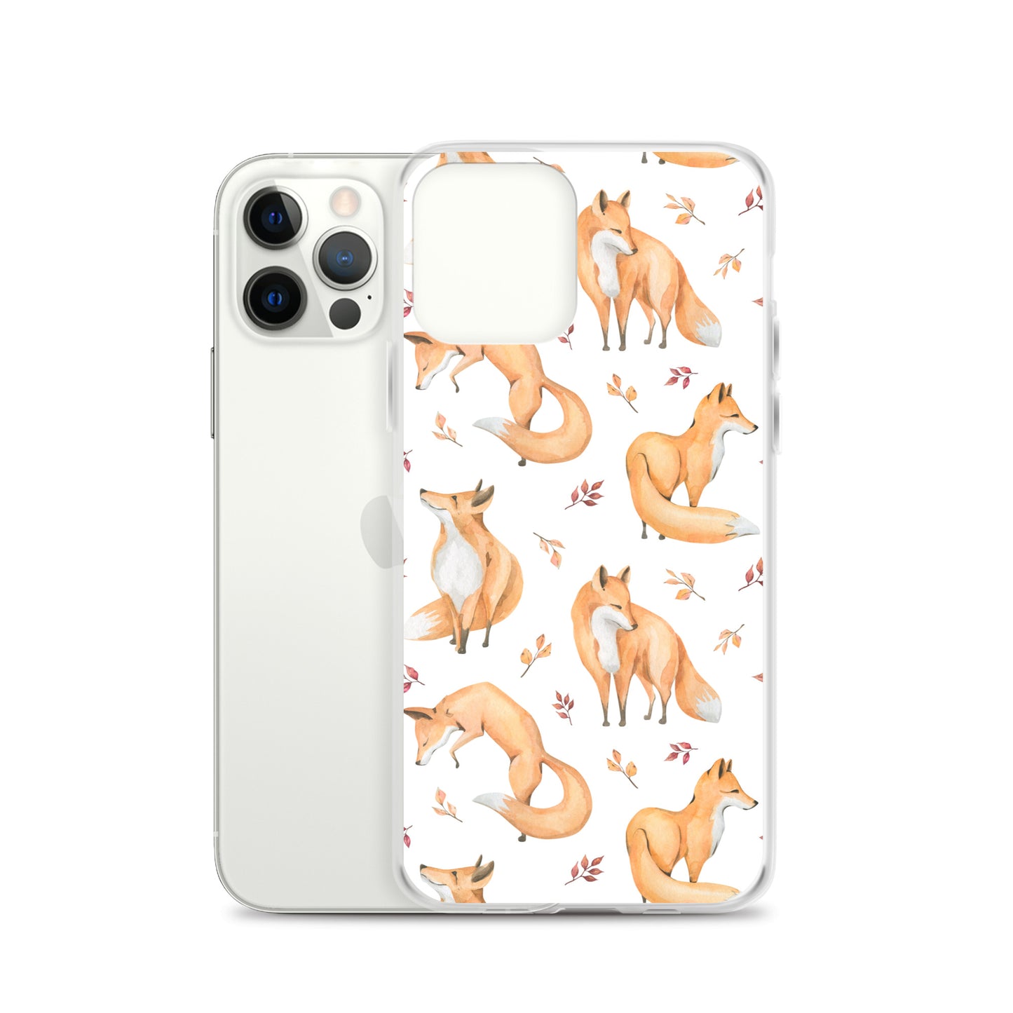 Woodland Foxes iPhone Case